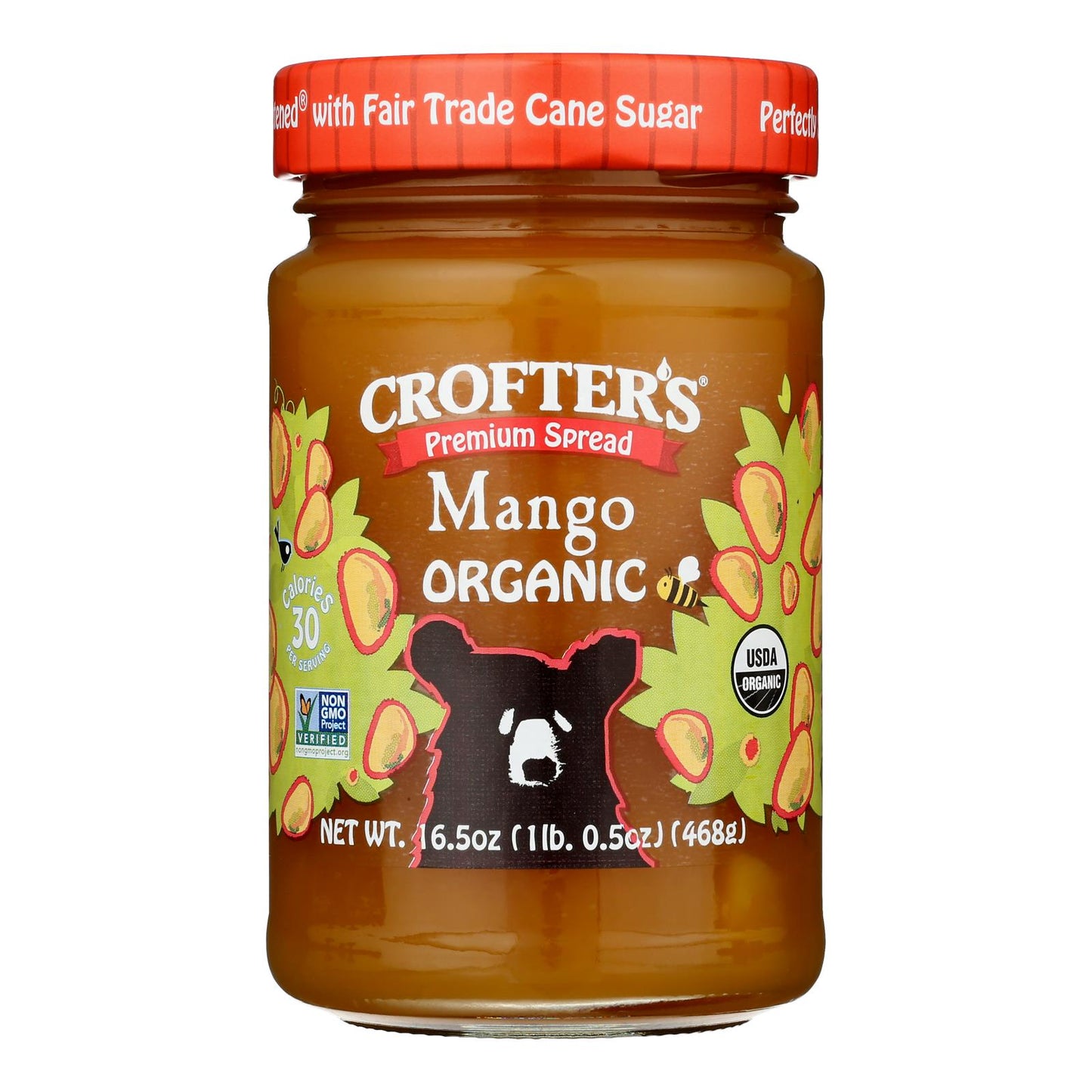 Crofters - Mango Sprd de primera calidad - Caja de 6 - 16,5 oz