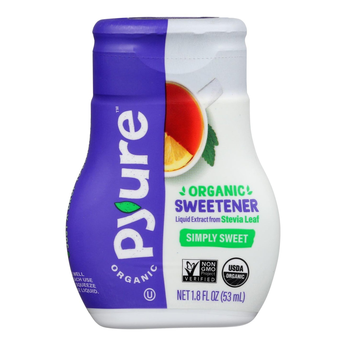 Pyure Brands Stevia Sweetener Liquid Stevia Drops - Case Of 6 - 1.8 Fz