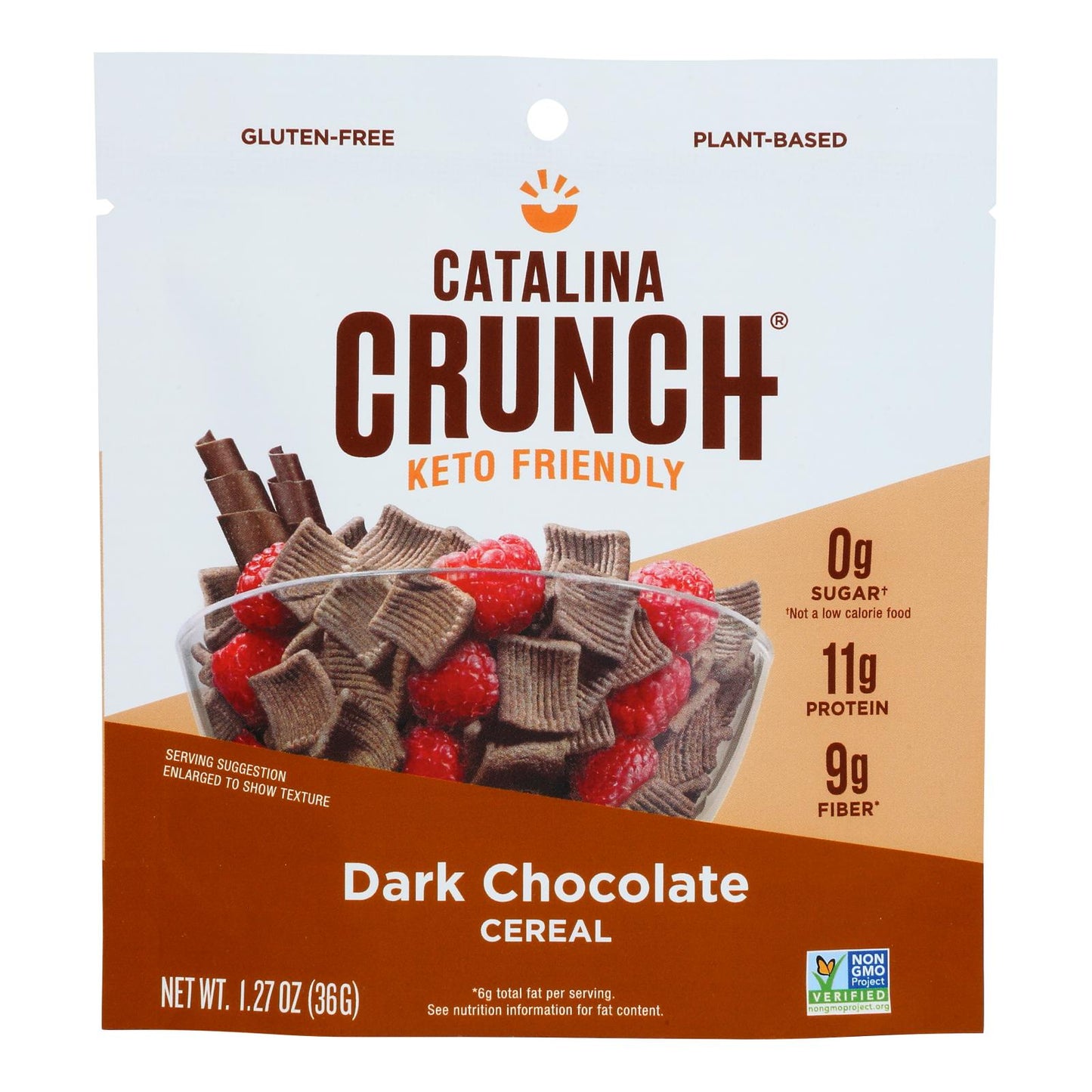 Catalina Crunch - Sngle Srve Cerl Chocolate Negro - Caja De 24 - 1.27 Oz