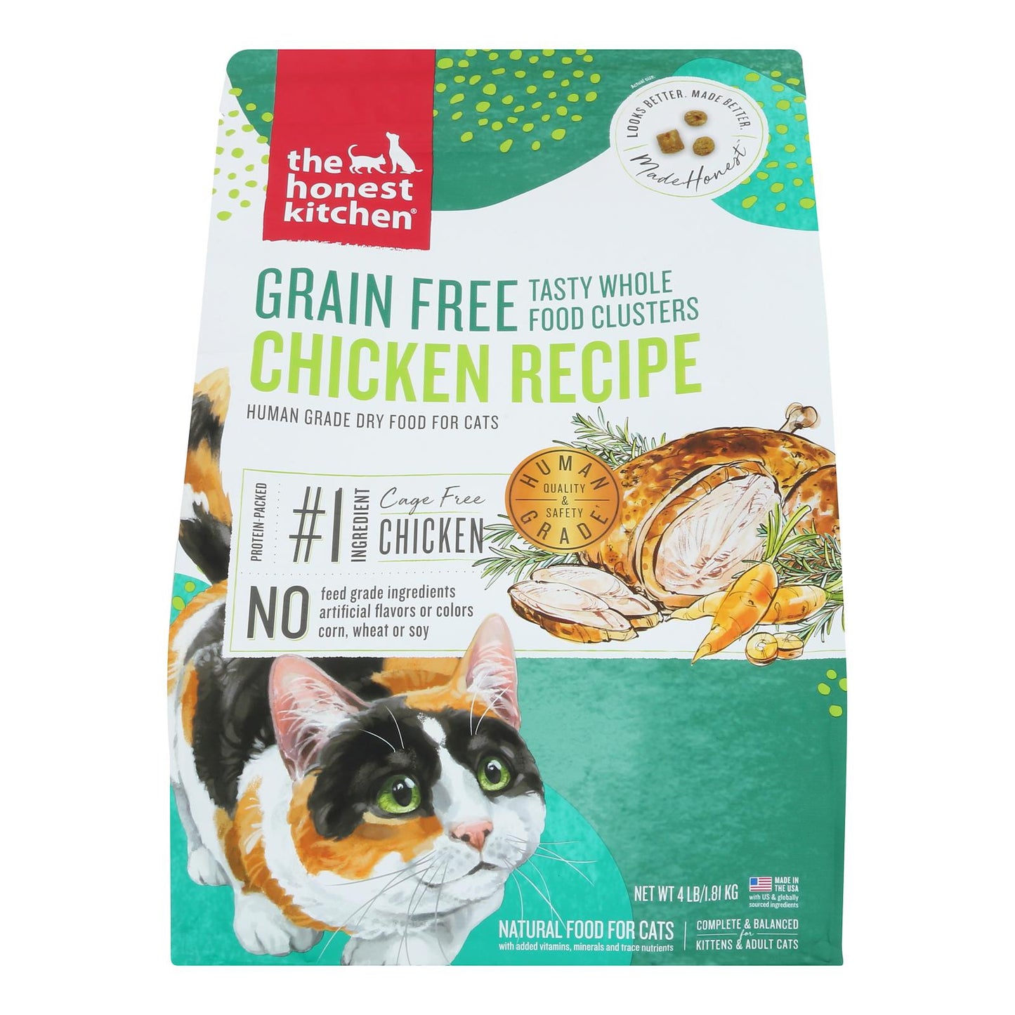 诚实厨房 - 猫用无绿鸡肉 - 8-4 磅一箱