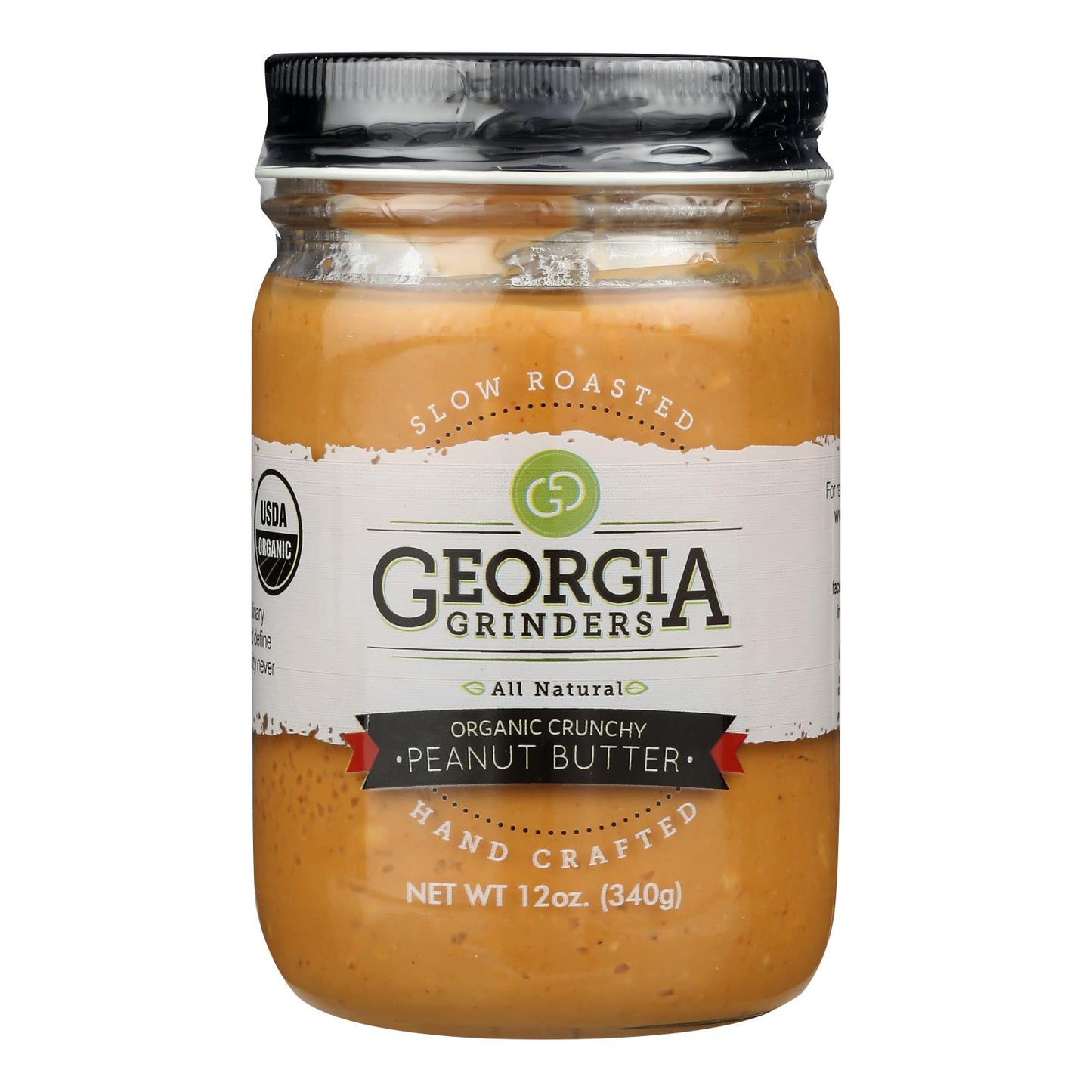 Georgia Grinders - Pntbtr Crnchy Allnat - Caja de 12-12 oz