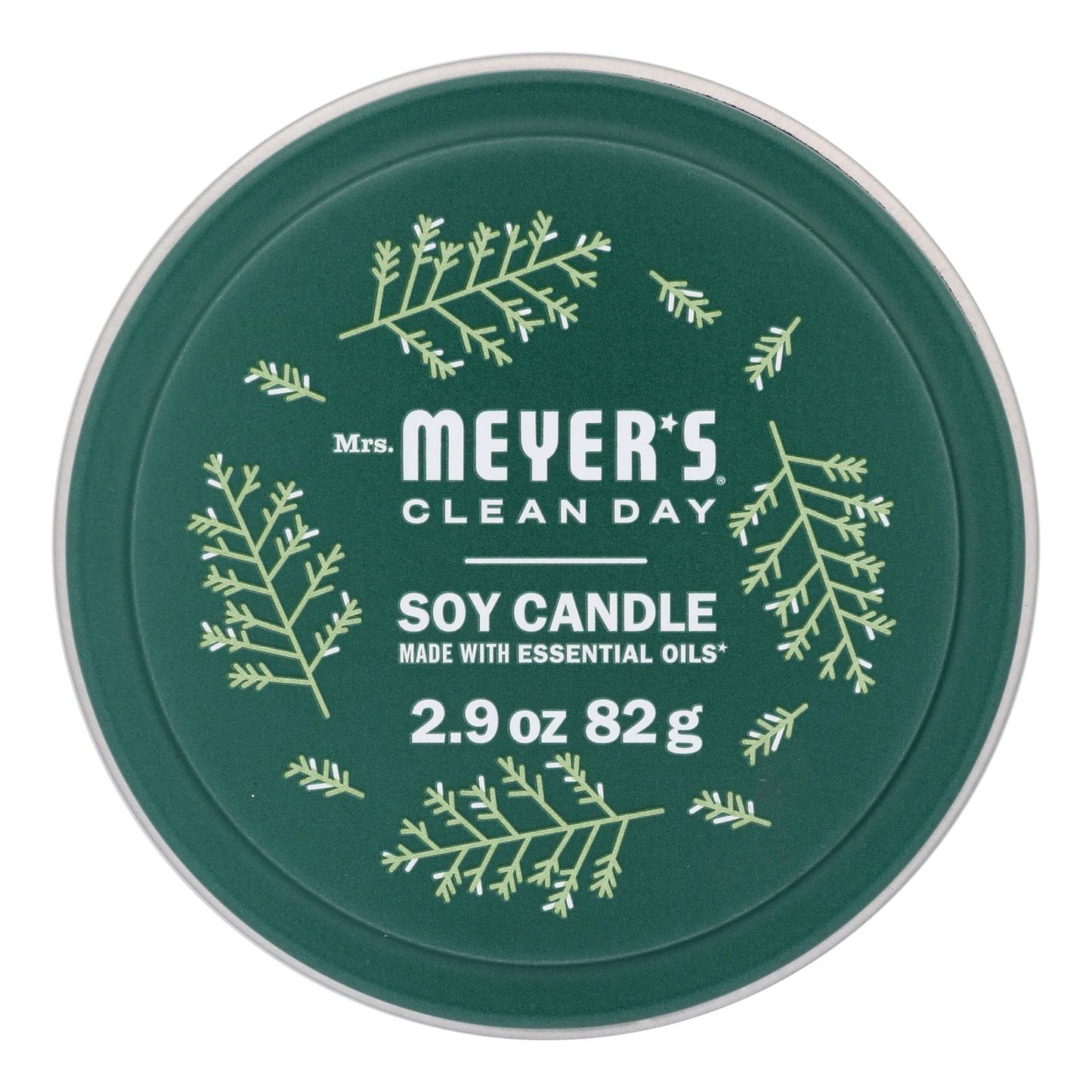 Mrs. Meyer's Clean Day - Soy Candle Tin Iowa Pine - Case Of 8-2.9 Oz