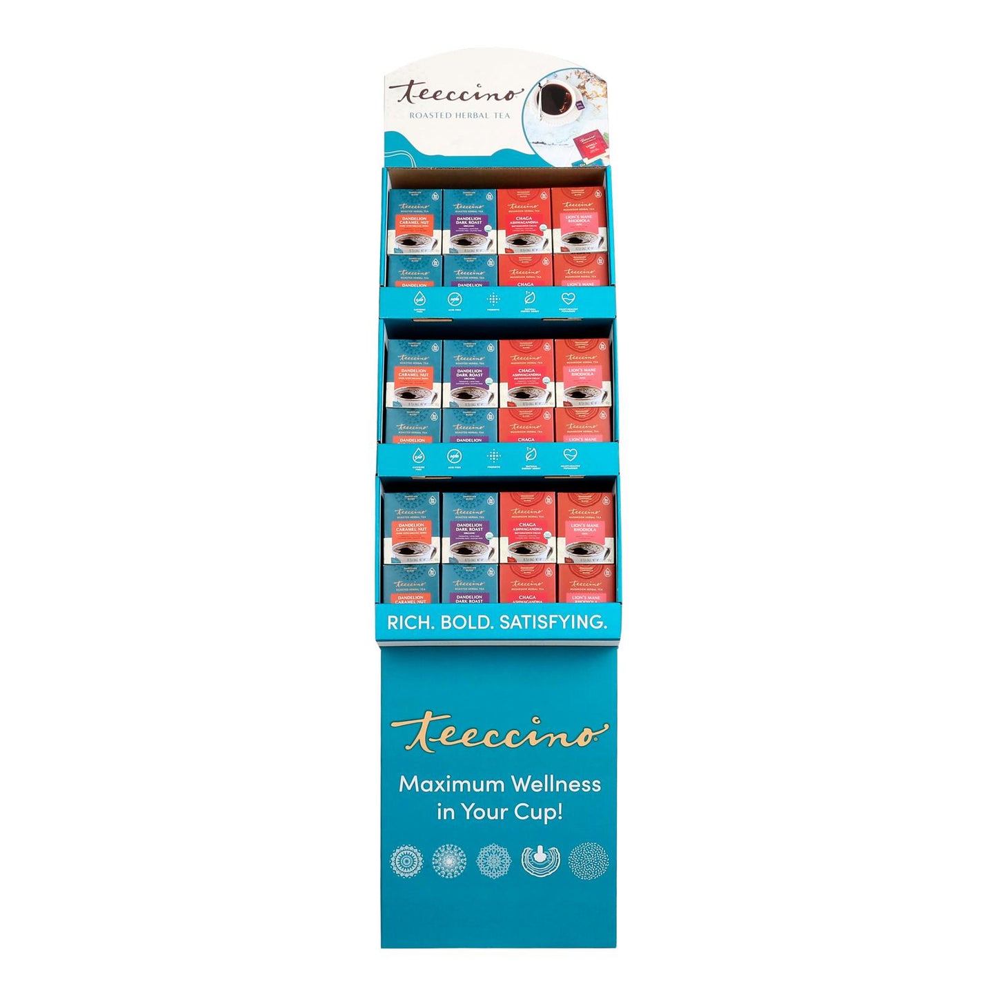 Teeccino - Displayog3 茶草药 4 Var - 48 支装