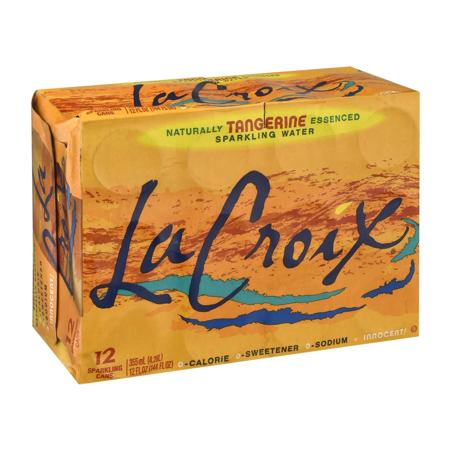Lacroix 气泡水 - 橘子味 - 2 瓶装 - 12/12 液体盎司