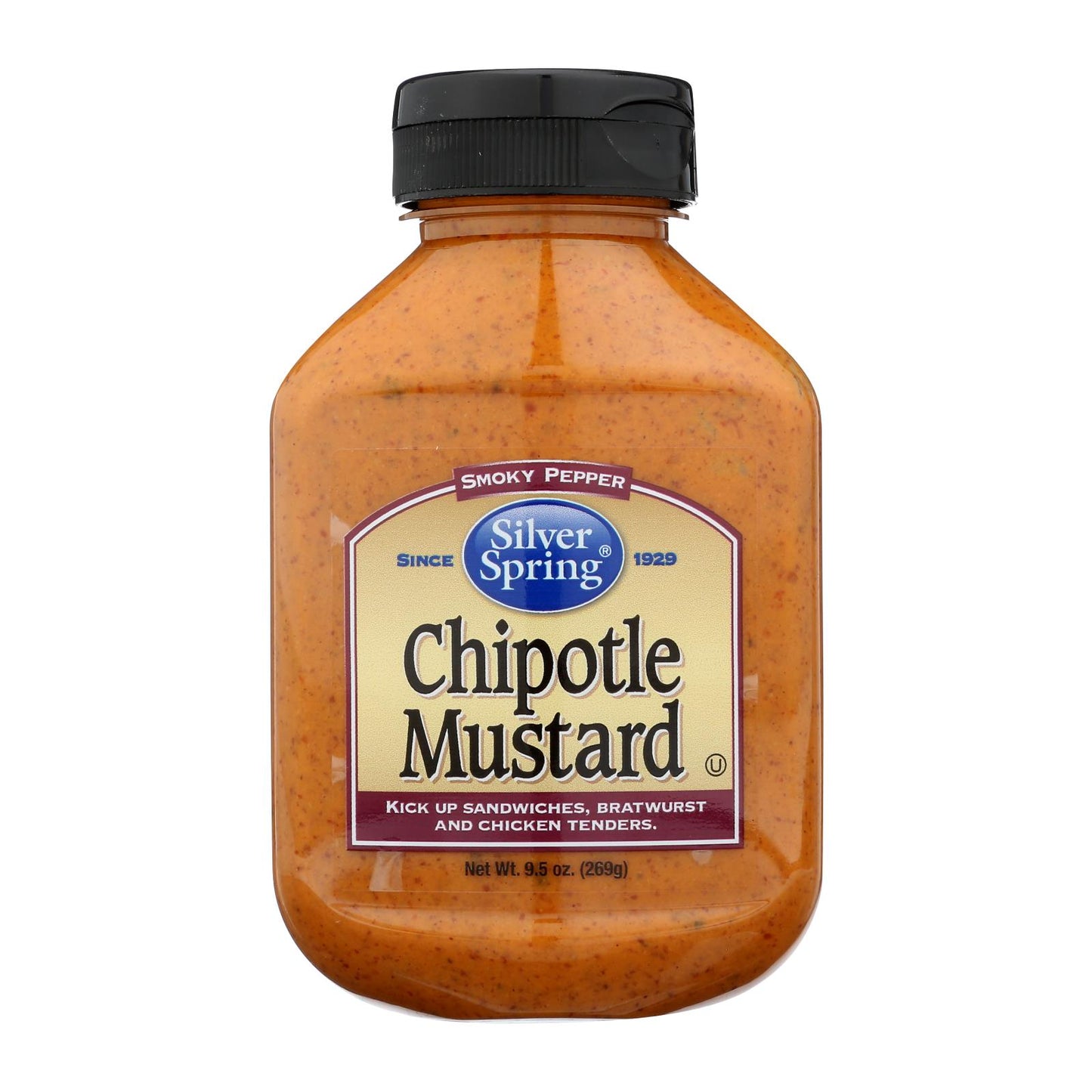 Silver Spring Squeeze - Mostaza - Chipotle - Caja de 9 - 9.5 oz