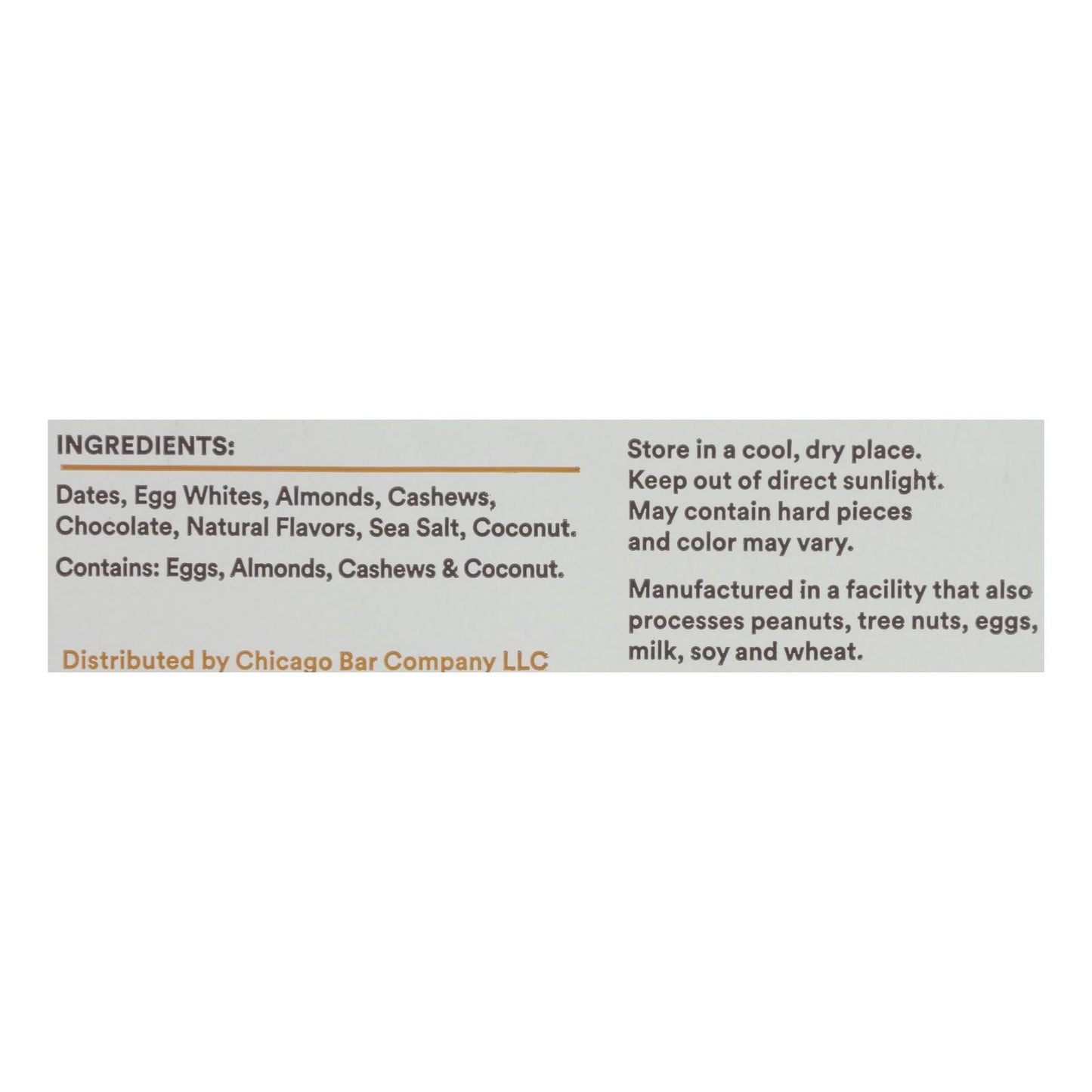 Rxbar - 蛋白棒 - 椰子巧克力 - 12 根一箱 - 1.83 盎司。