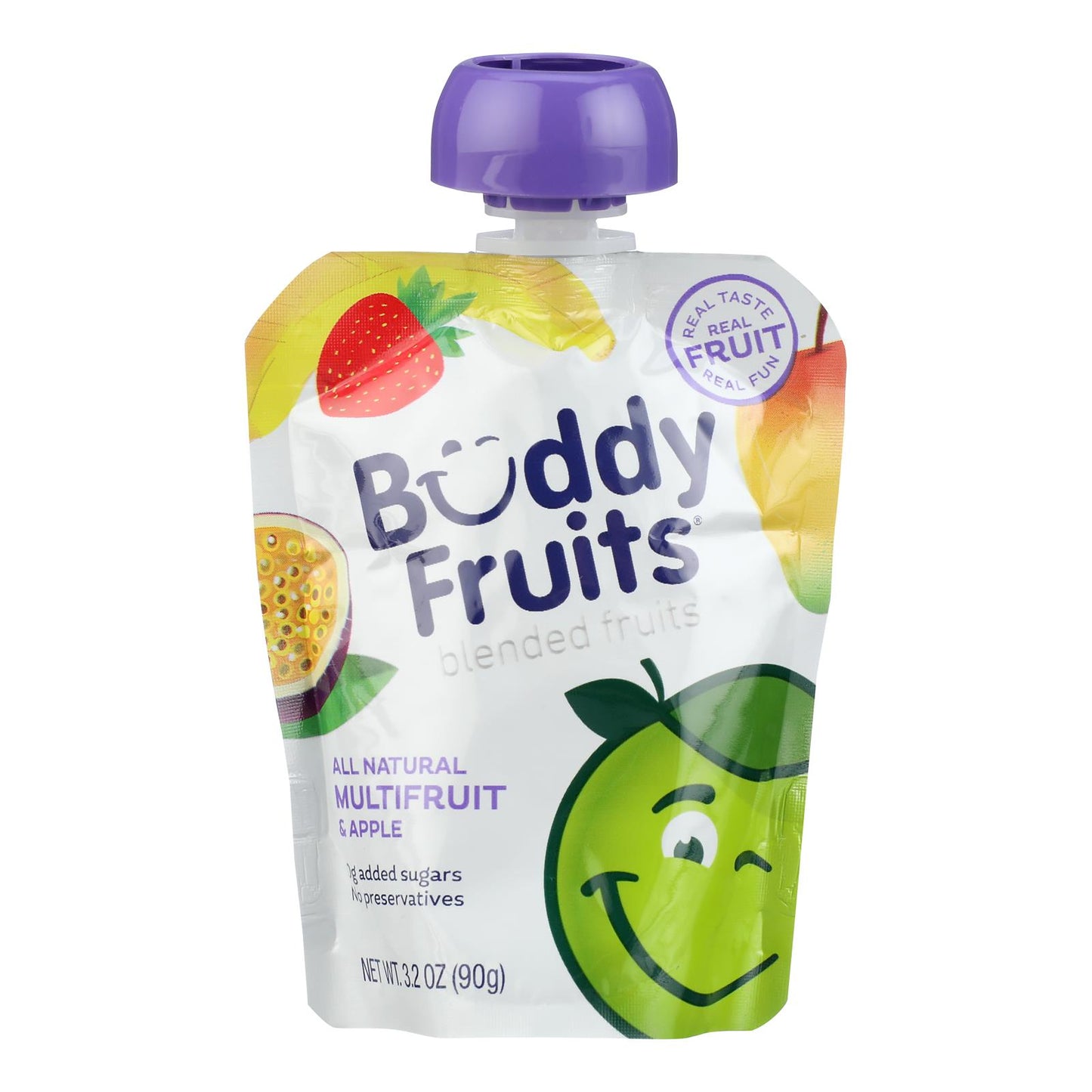 Buddy Fruits - Originals Multifruit Apple - Caja de 18 - 3,2 onzas