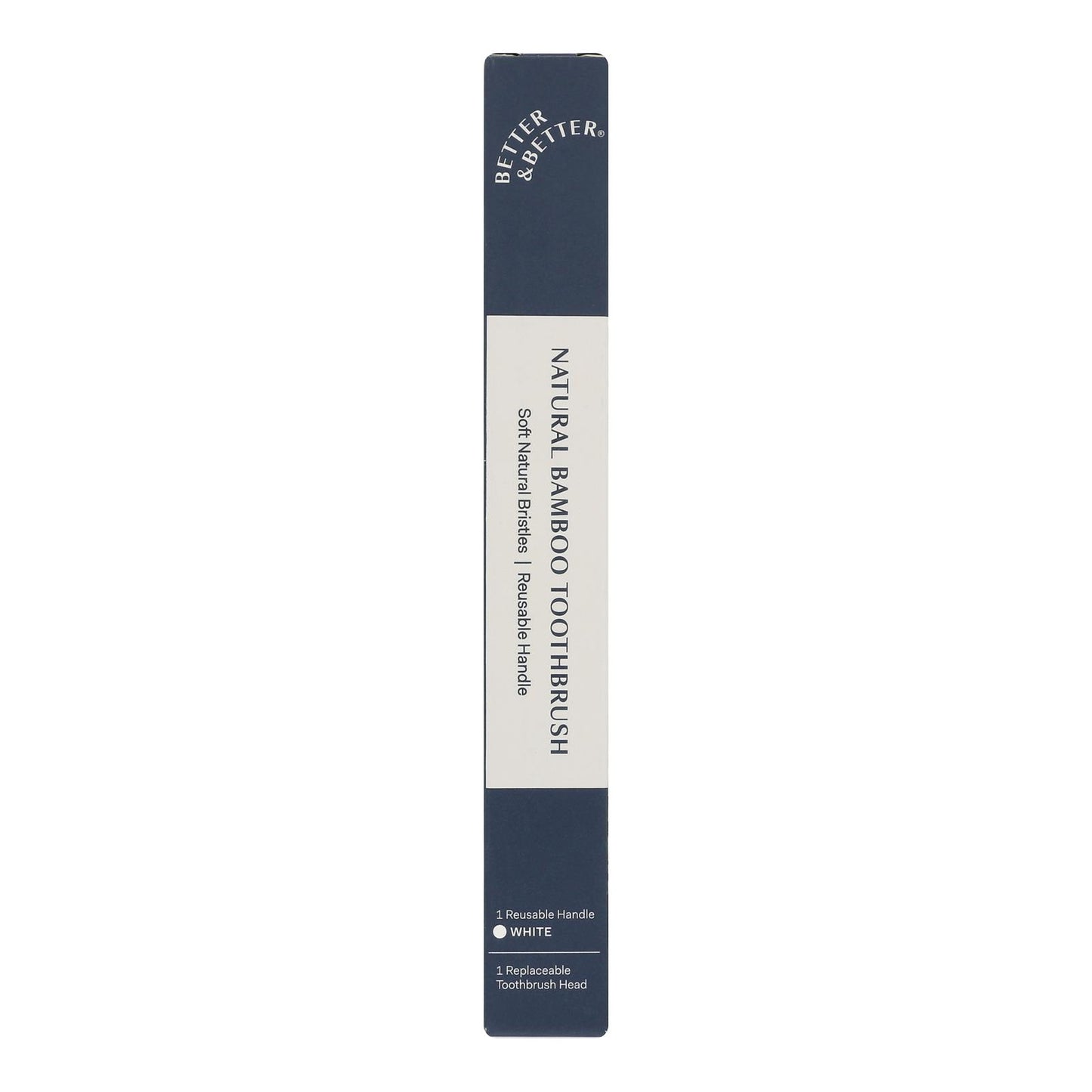 Better & Better - Toothbrush Bamboo White Soft - 1 Each Count