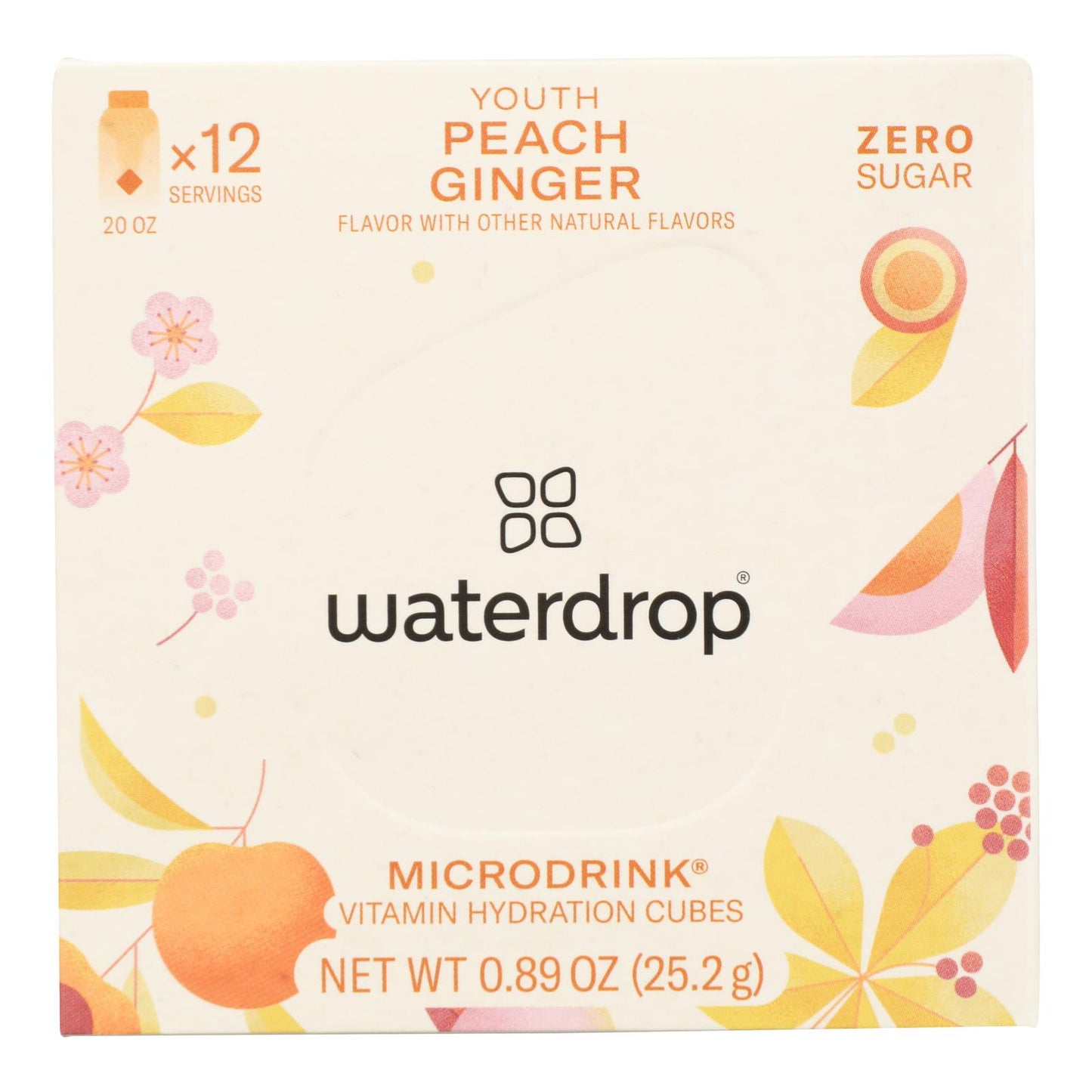 Waterdrop - Microdrink Youth Punch 姜汁汽水 - 6 瓶装 - 0.85 盎司