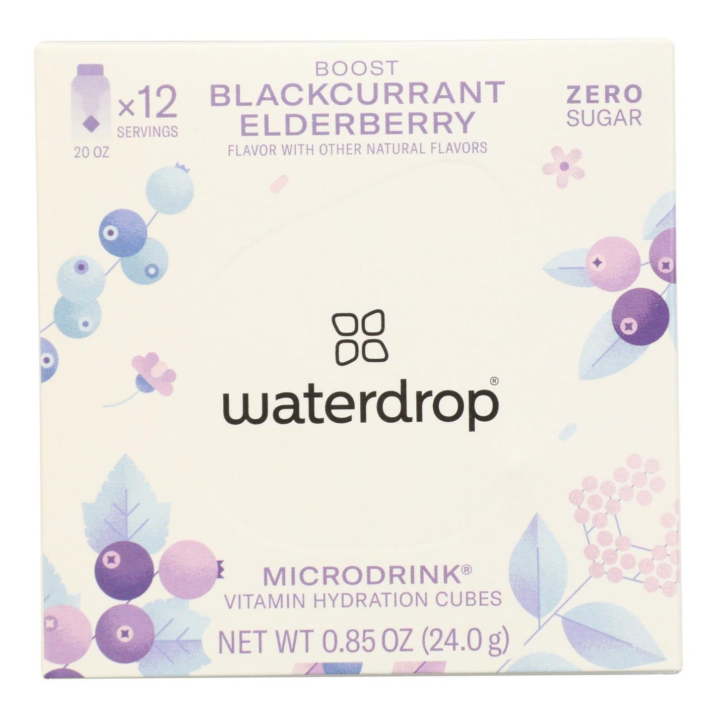 Waterdrop - Microdrink Boost Elbry - 6 瓶装 - 0.85 盎司