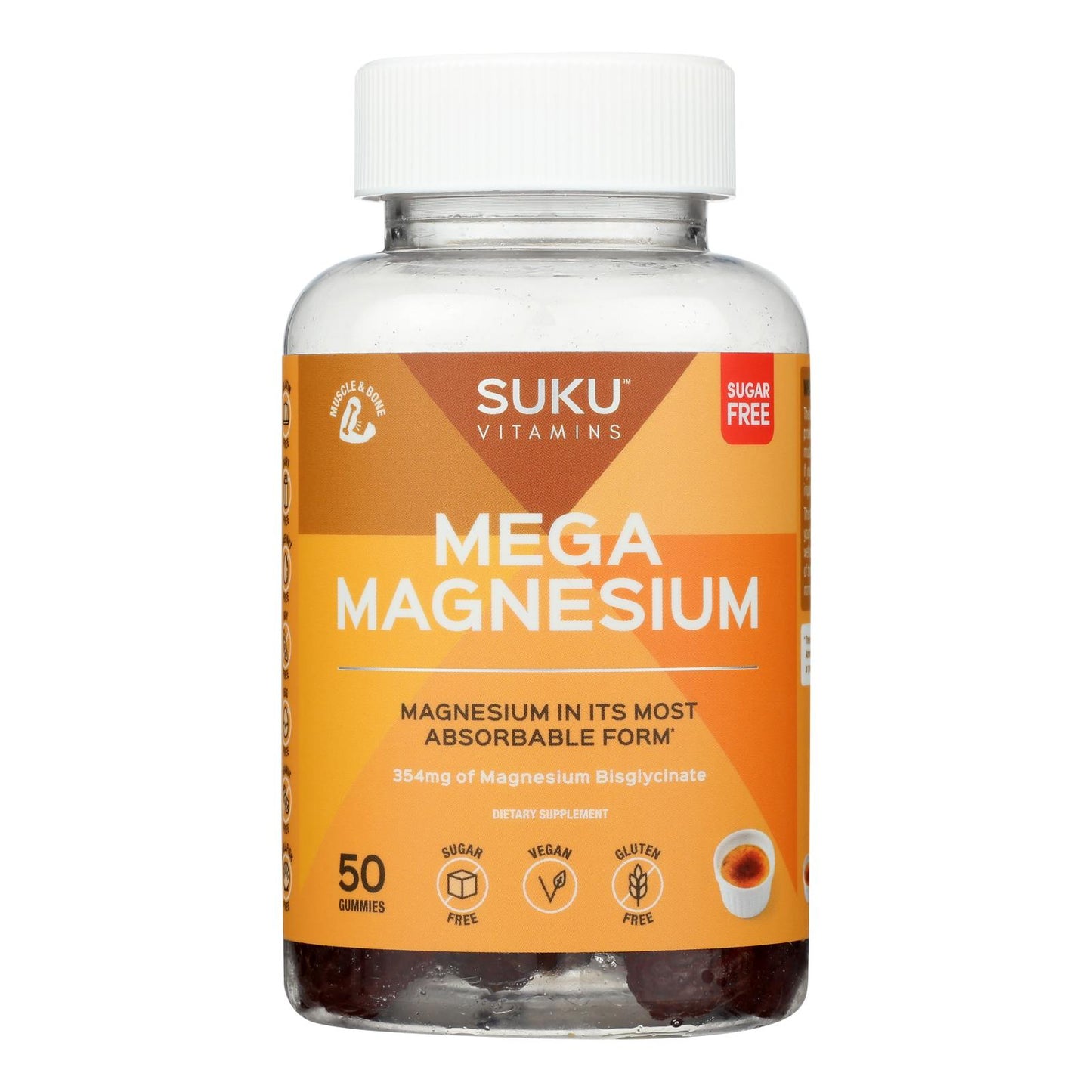 Suku Vitamins - 软糖超级镁葡萄黑莓 - 1 片 - 50 粒