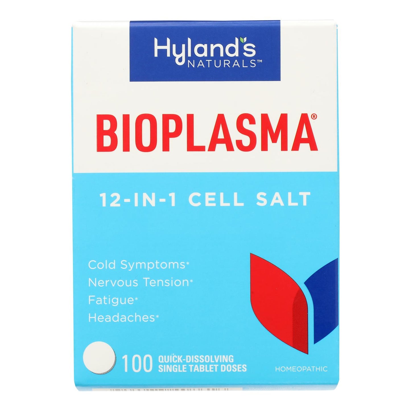 Hyland's - Bioplasma 12 en 1 sal celular - 1 unidad - 100 tabletas