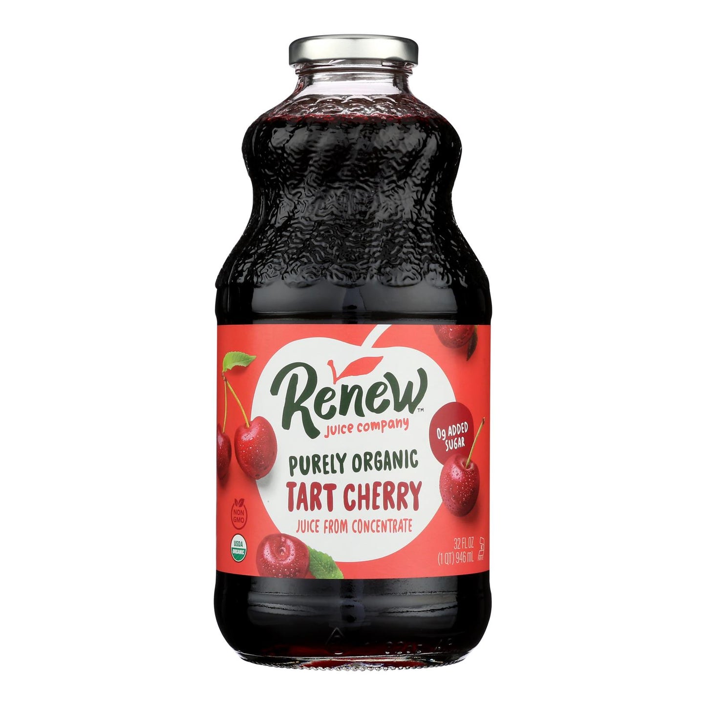 Renew Juice Company - 果汁有机酸樱桃汁 - 6-32 液量盎司箱装