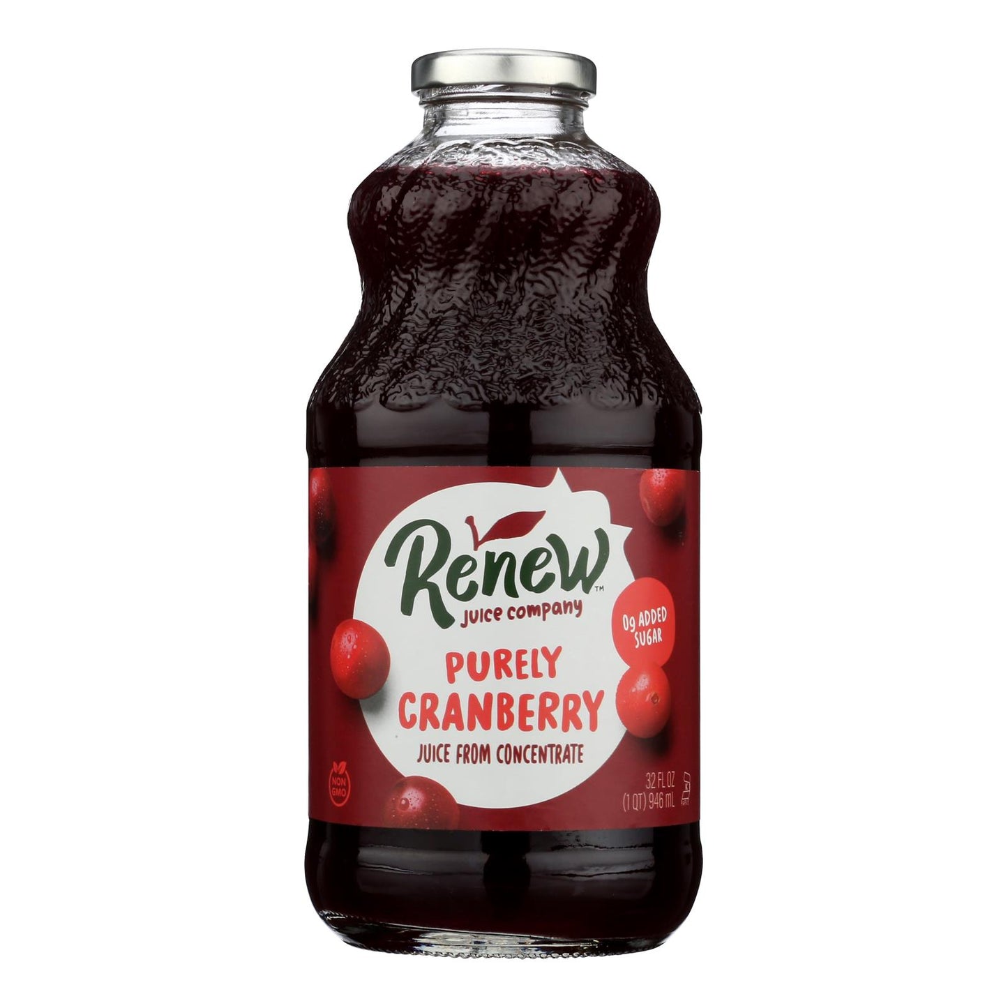 Renew Juice Company - Jugo puro de arándano - Caja de 6 - 32 onzas líquidas