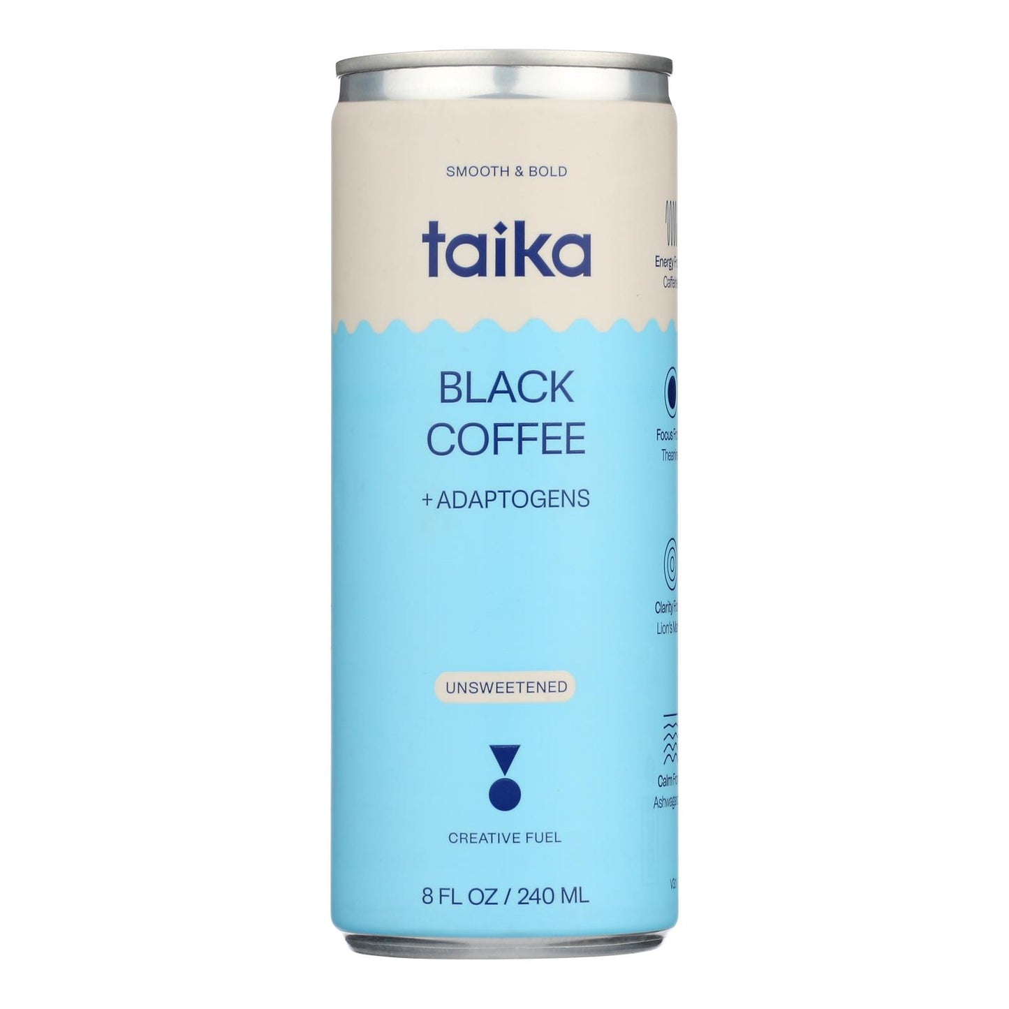Taika - 含适应原的黑咖啡 - 12 盒装 - 8 液量盎司