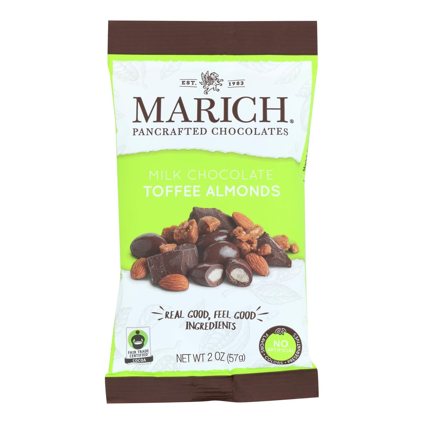 Marich - Chocolate con leche, almendras y caramelo - Caja de 12 - 2 onzas