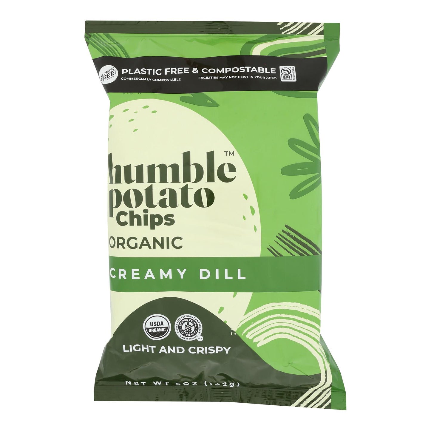 Papas fritas humildes - Papas fritas cremosas con eneldo - Caja de 12 - 5 oz
