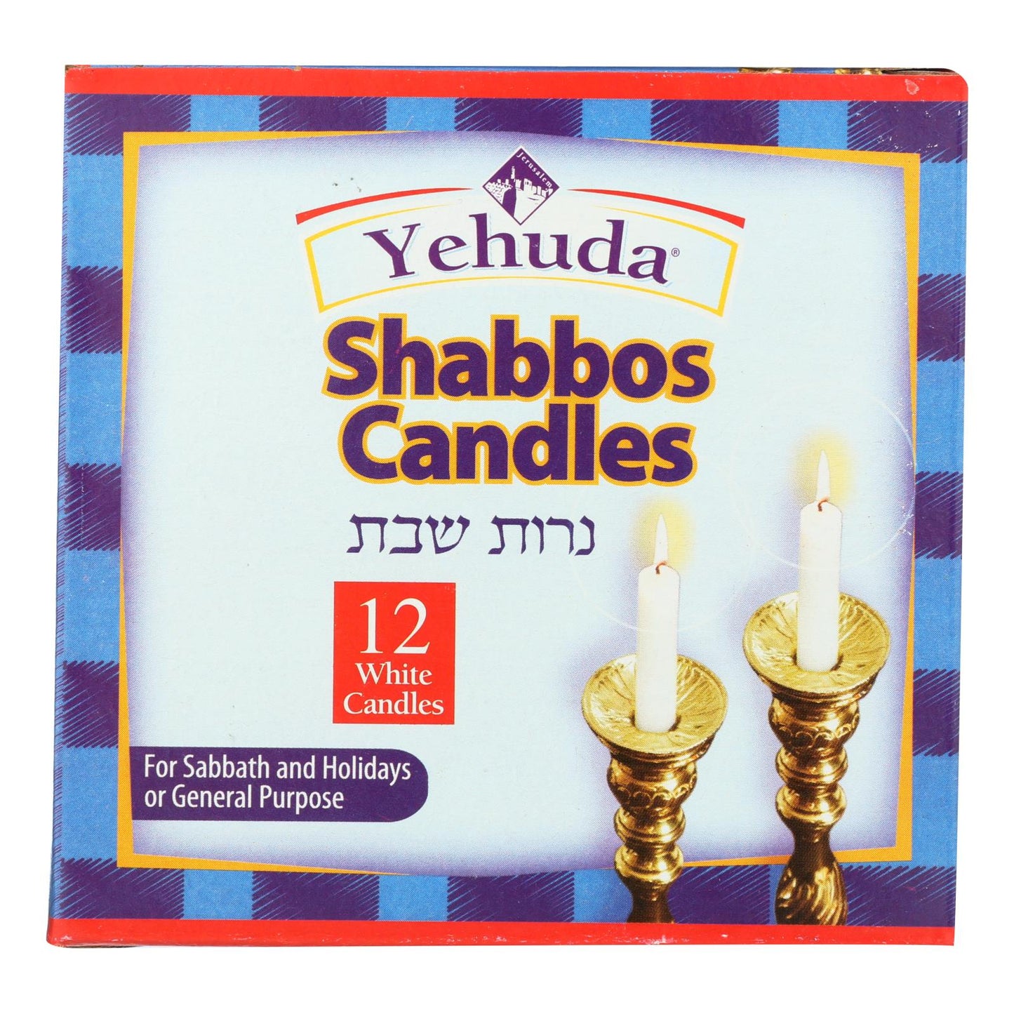 Yehuda Matzo 安息日蜡烛 - 24 支装 - 12 支