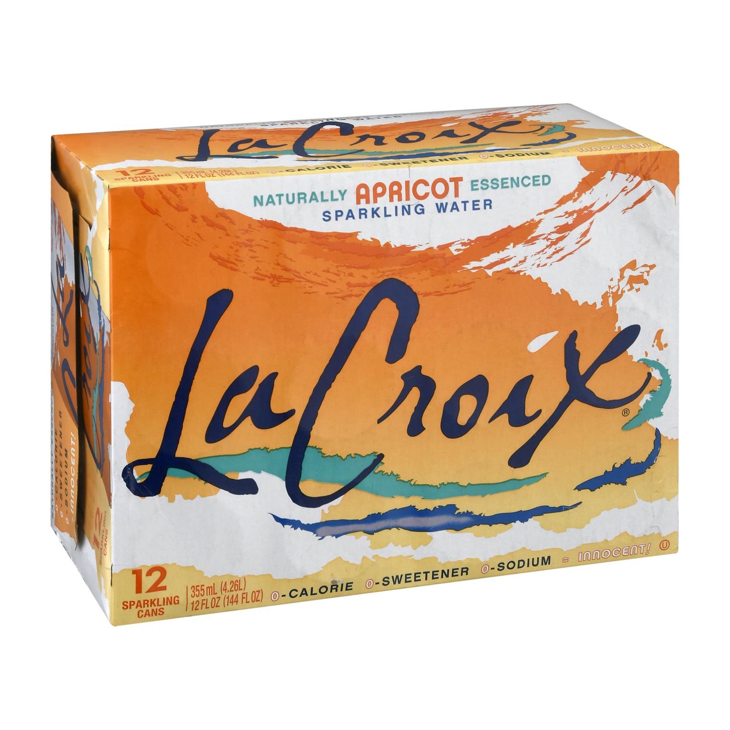 Agua con gas Lacroix - Albaricoque - Caja de 2 - 12 fl oz.