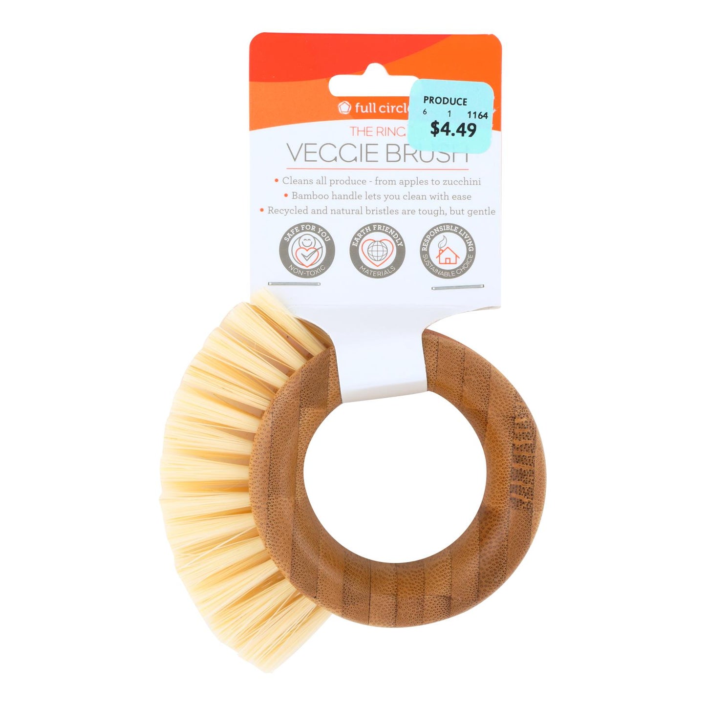 Full Circle Home - Pincel para verduras The Ring - 1 unidad