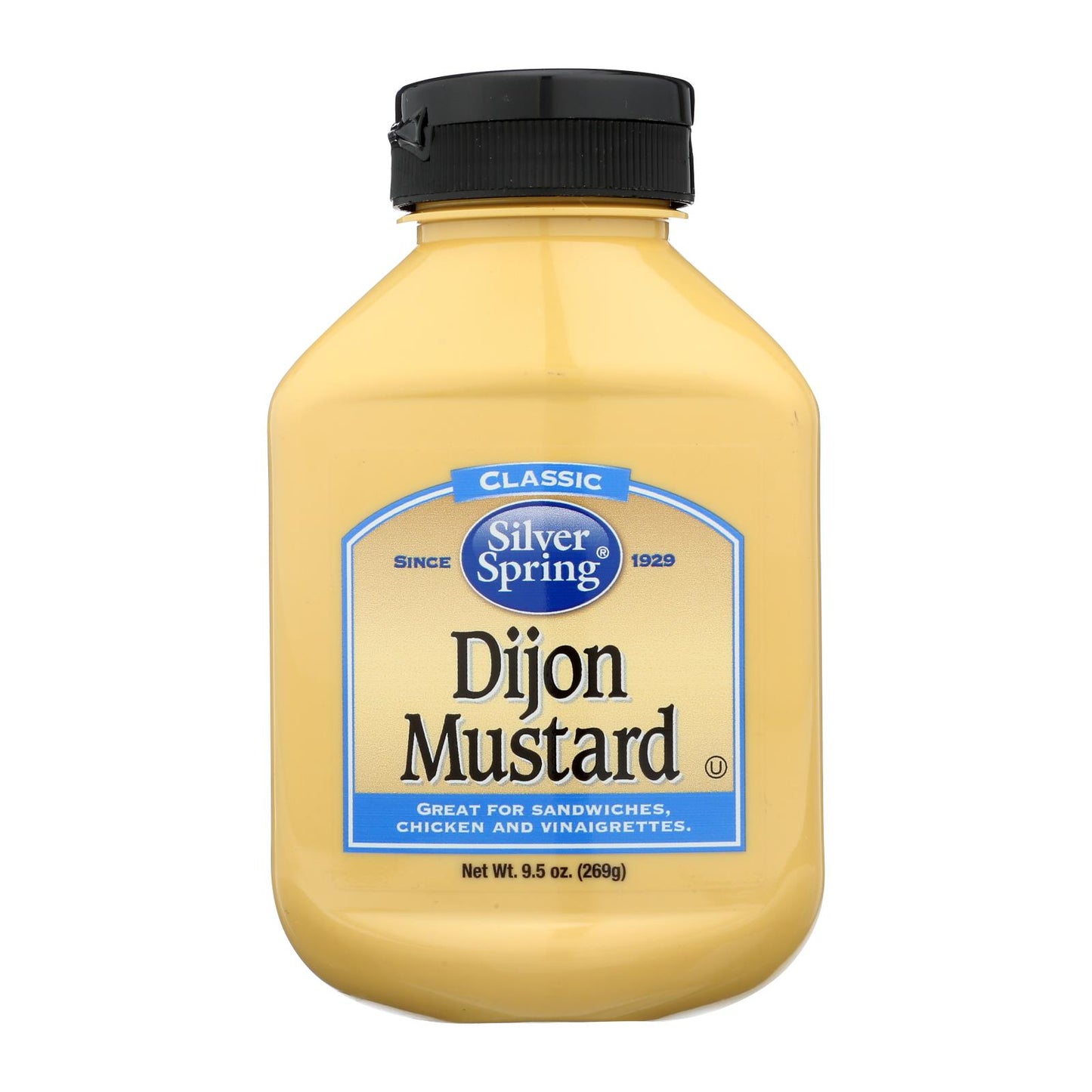 Mostaza Silver Spring - Dijon - Exprimible - Caja de 9 - 9.5 oz