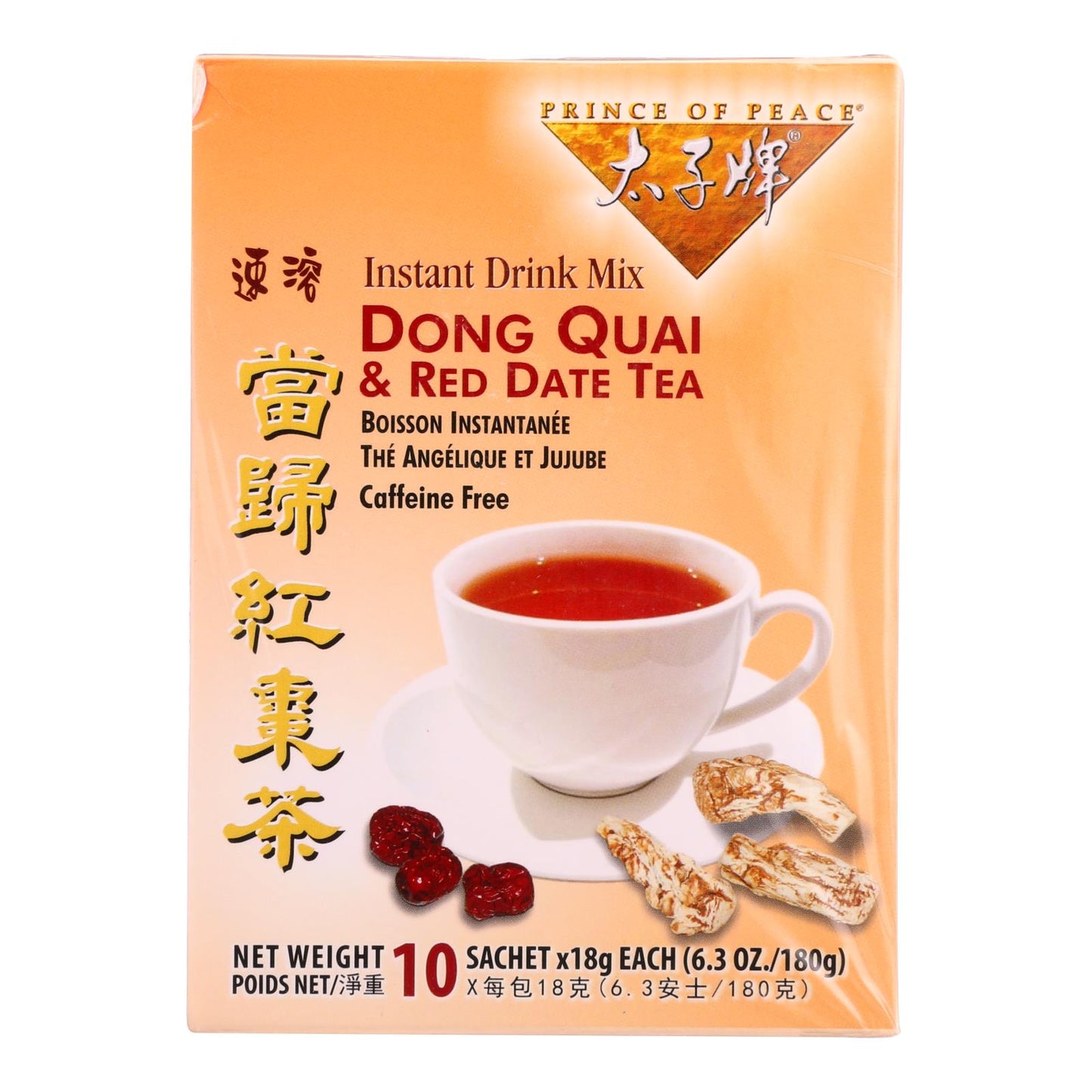 Té Príncipe de la Paz - Hierbas - Dong Quai y dátil rojo - 10 bolsitas