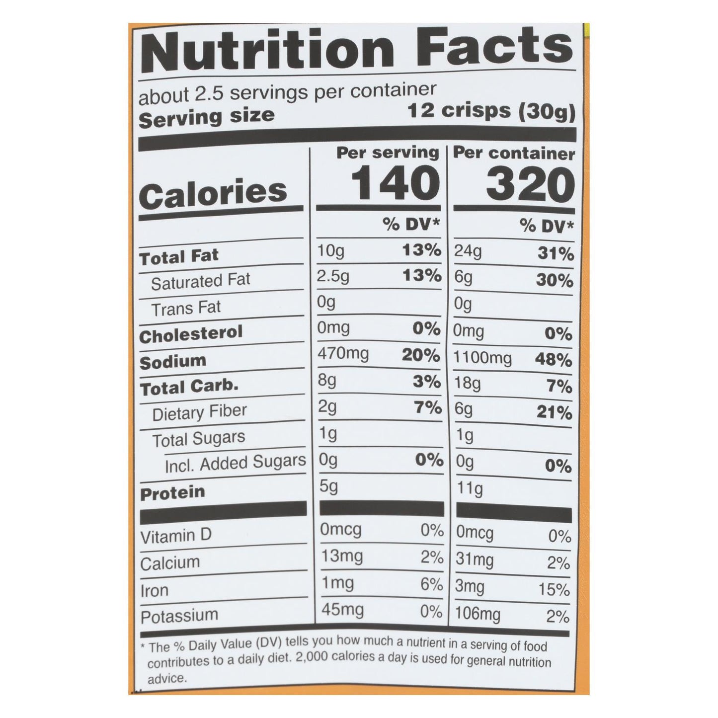 Hippie Snacks - 牛油果脆饼海盐 - 8 盒装 - 2.5 盎司