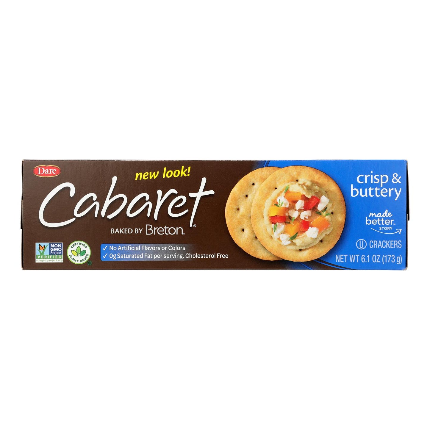 Breton/dare - Galletas de Cabaret - Caja de 12 - 6,1 oz
