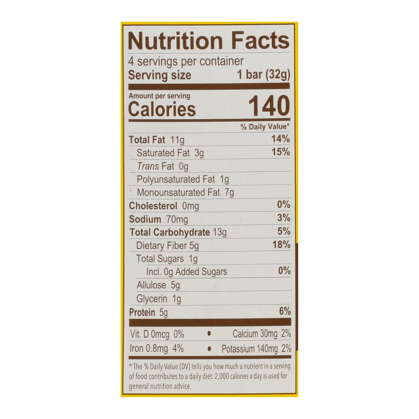 Munk Pack - Barra de cereal Keto con mantequilla de maní y chips - Caja de 6-4/1,12 Z