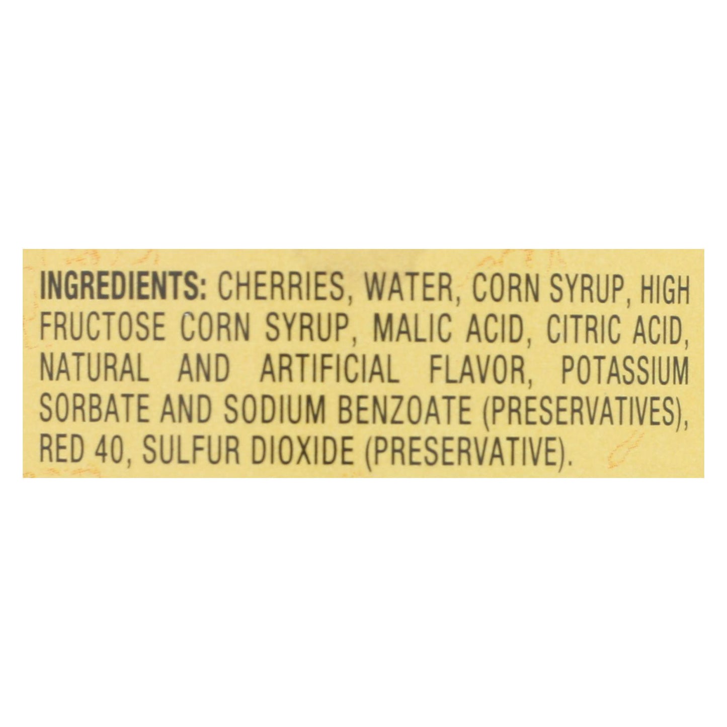 Cerezas al marrasquino rojas Reese con tallos - Caja de 12 - 10 oz.