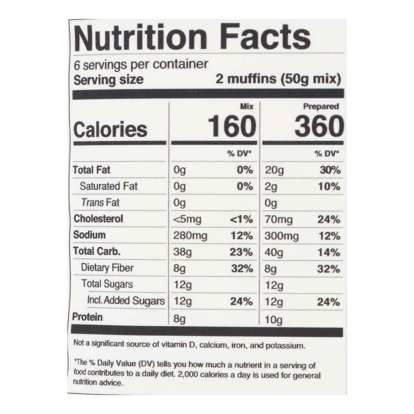 Miss Jones Baking Co - Muffins de plátano con contenido extra variado - Caja de 6 - 10,57 oz