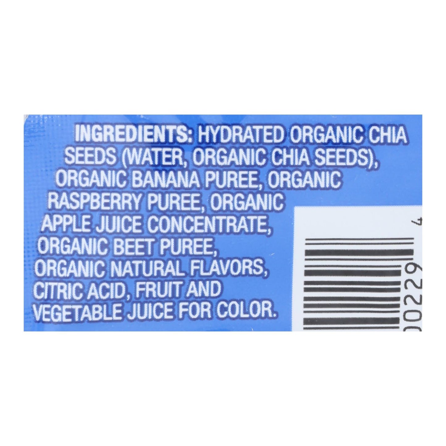 Mamma Chia 野生覆盆子有机活力零食 - 16 盒装 - 3.5 盎司