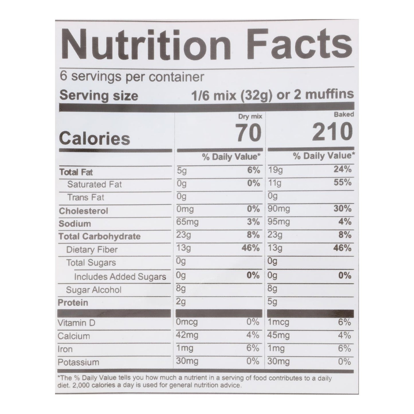 Lakanto - Muffin Mix De Limón Y Semillas De Amapola - Caja De 8 - 6,77 Oz