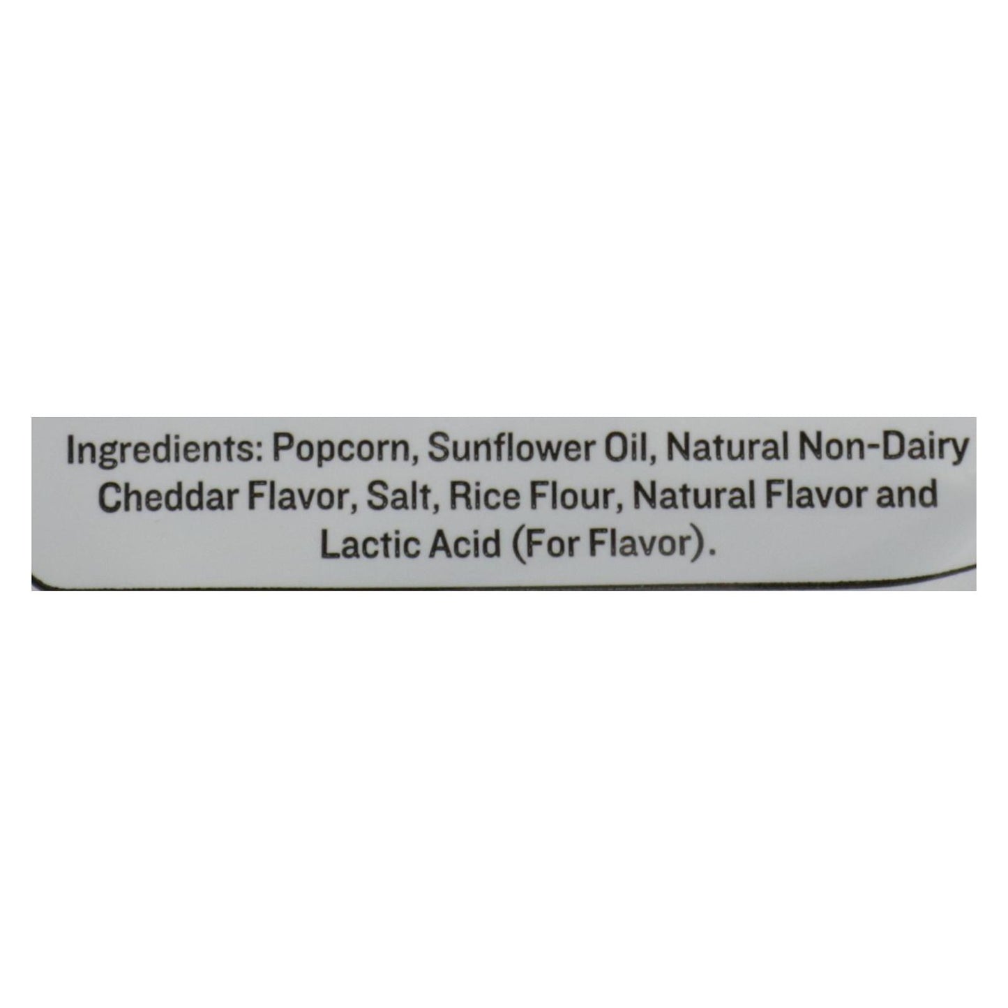 Palomitas de maíz Skinnypop Skinny Snack con sabor a queso cheddar blanco - Caja de 12 - 1 oz