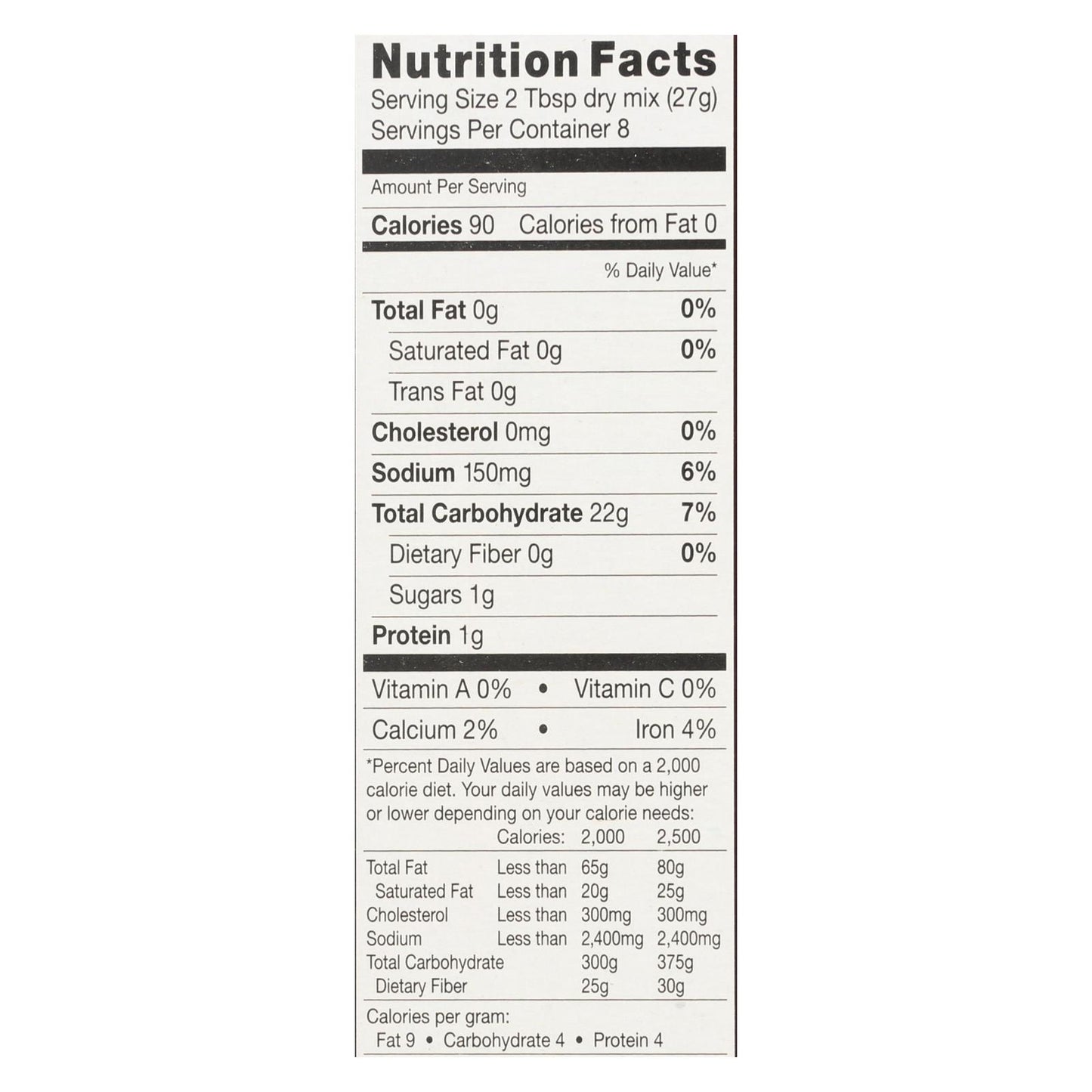 Productos de pan Chebe - Mezcla para pan original - Caja de 8 - 7,5 oz