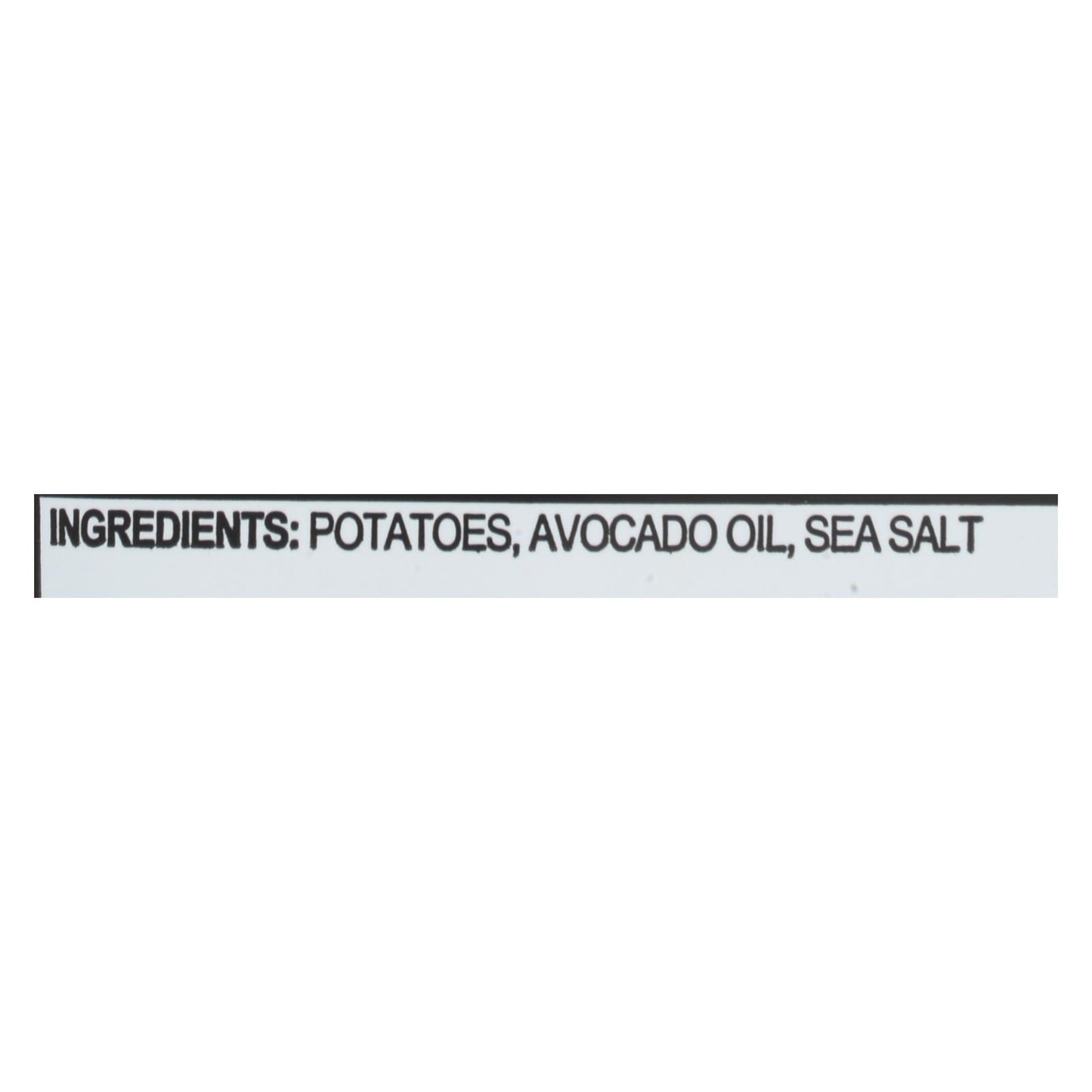 Boulder Canyon Natural Foods - Papas fritas Ktl Cnct Avo S Salt - Caja de 12 - 10.00 oz