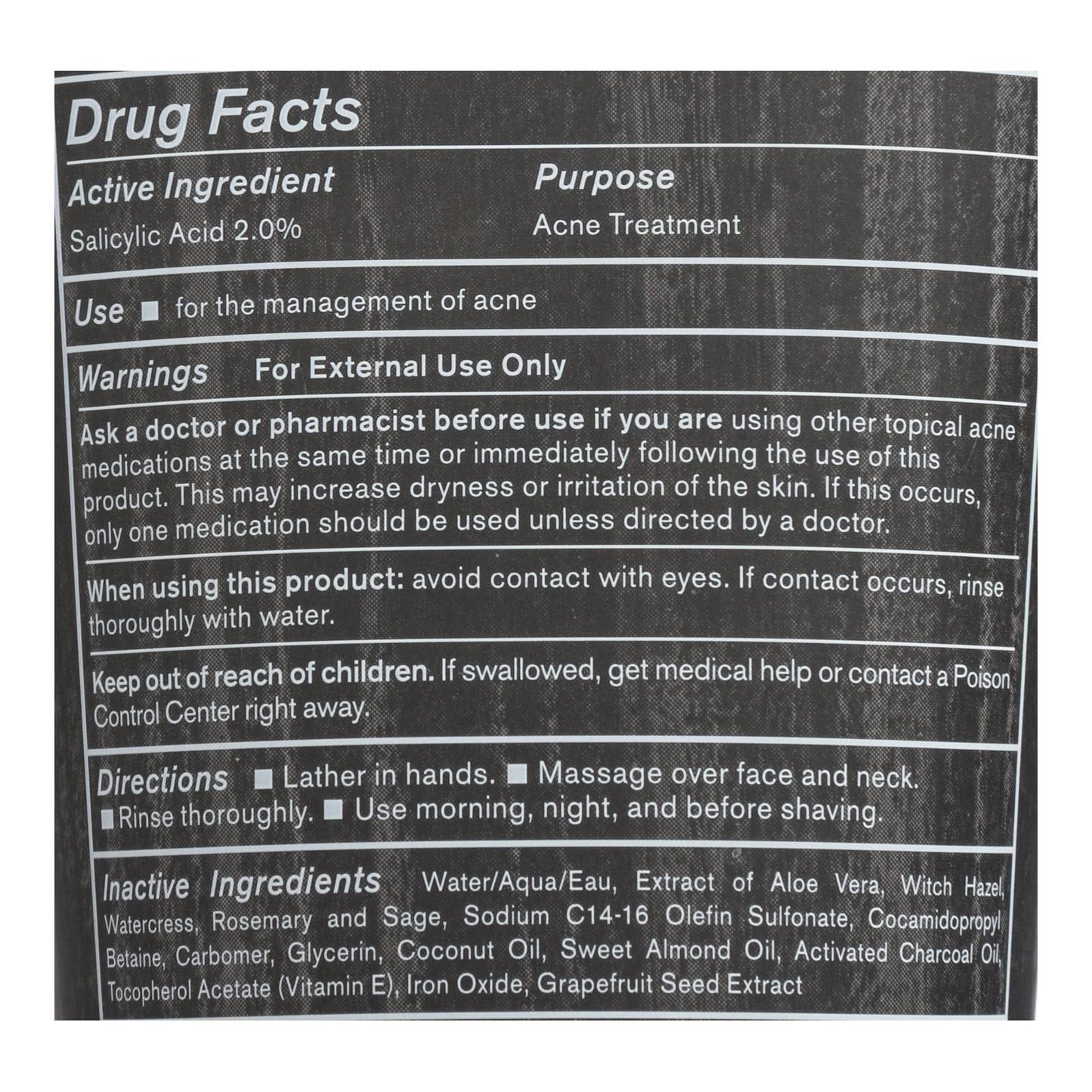 Jabón facial Every Man Jack: aclara la piel, 5 oz