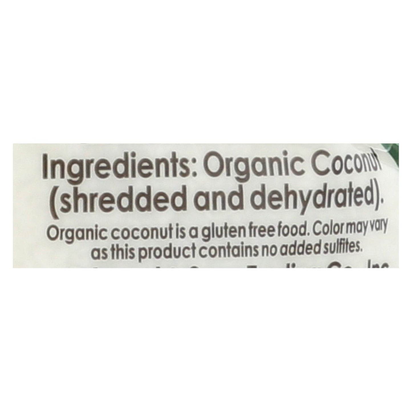 Let's Do Organics Coco rallado orgánico ligero - Caja de 12 - 8.8 oz.