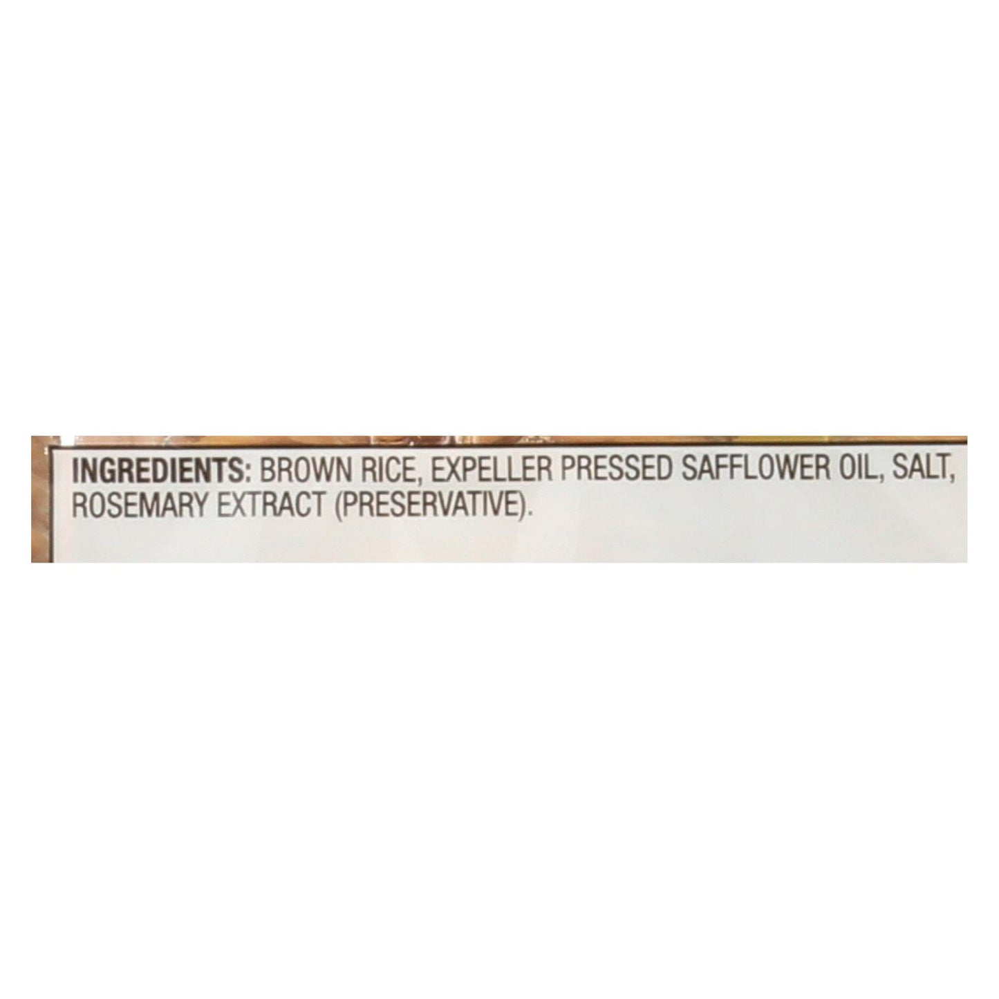 Sesmark Foods Rice Thins - Integral - Caja de 12 - 3,5 oz.