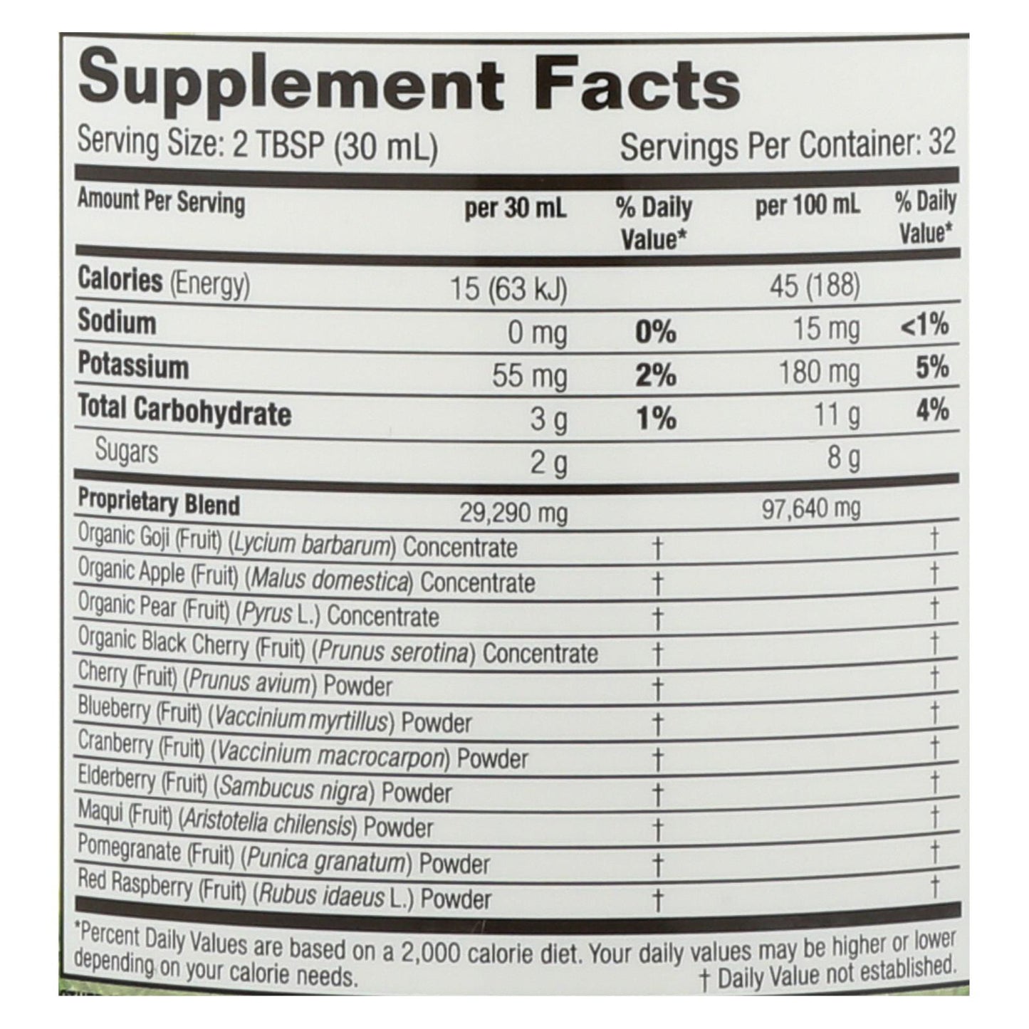 Mezcla de jugo de bayas de goji de Dynamic Health, 32 onzas líquidas