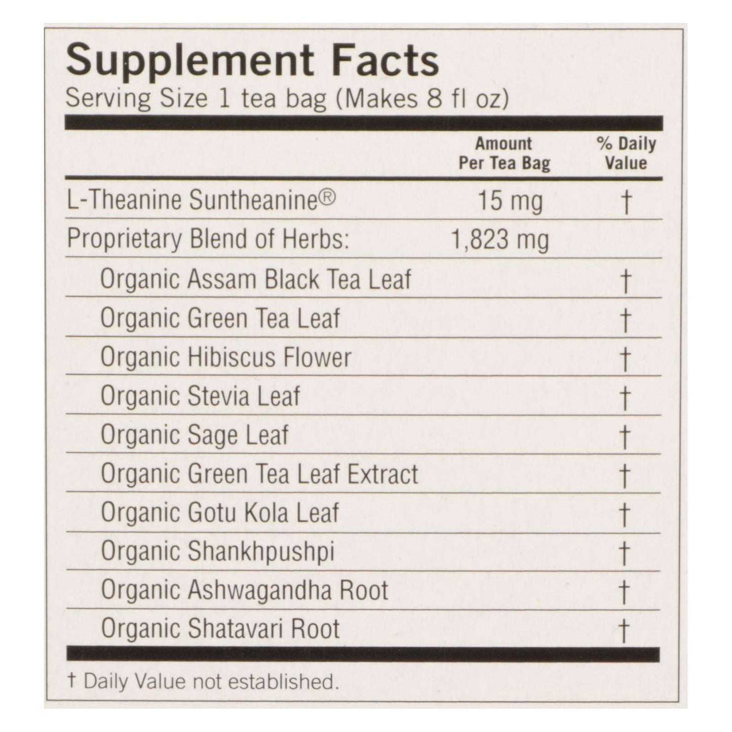 Yogi Perfect Energy 草本茶覆盆子百香果味 - 16 茶包 - 6 盒装