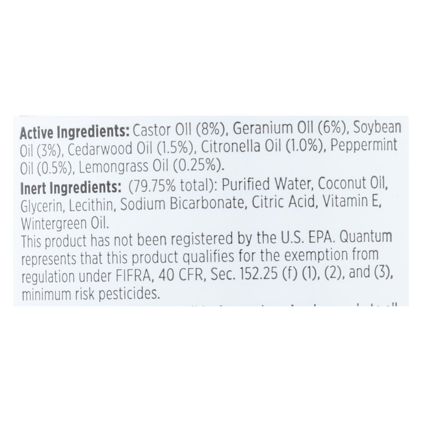 Quantum Buzz Away 极致驱虫剂 - 4 盎司