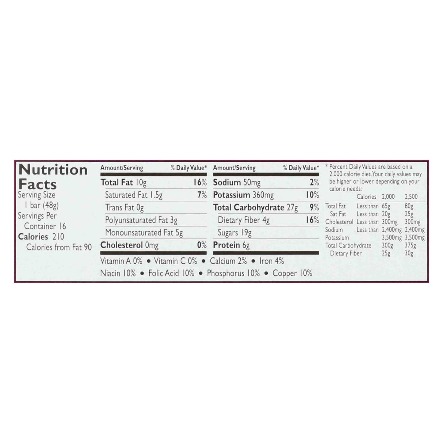 Larabar - Mantequilla de maní y mermelada - Caja de 16 - 1.6 oz