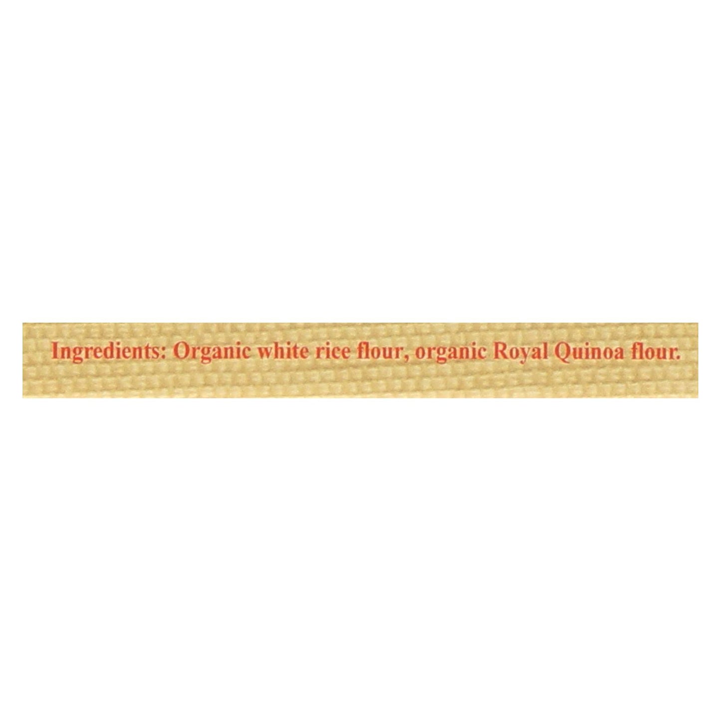 Pasta de quinoa espagueti orgánica sin gluten Andean Dream - Caja de 12 - 8 oz.