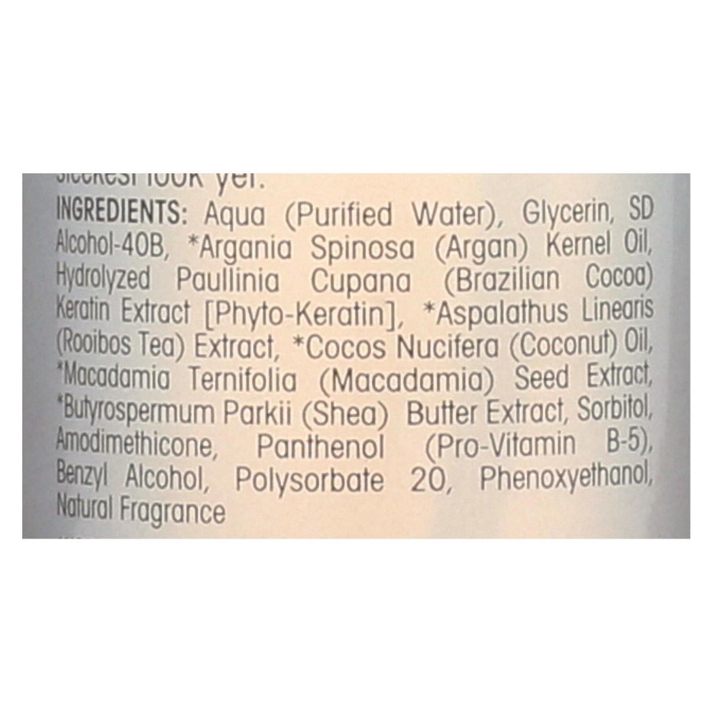 Spray para peinar con plancha Giovanni 2chic con queratina brasileña y aceite de argán, 4 onzas líquidas
