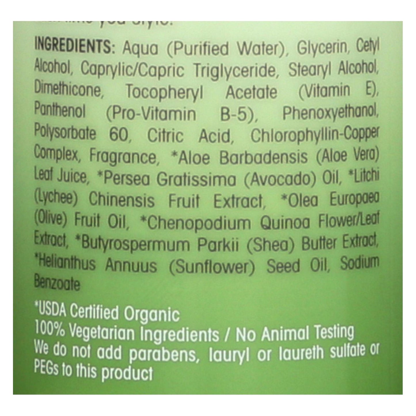 Acondicionador sin enjuague Giovanni Hair Care Products - 2chic Avocado - 4 oz