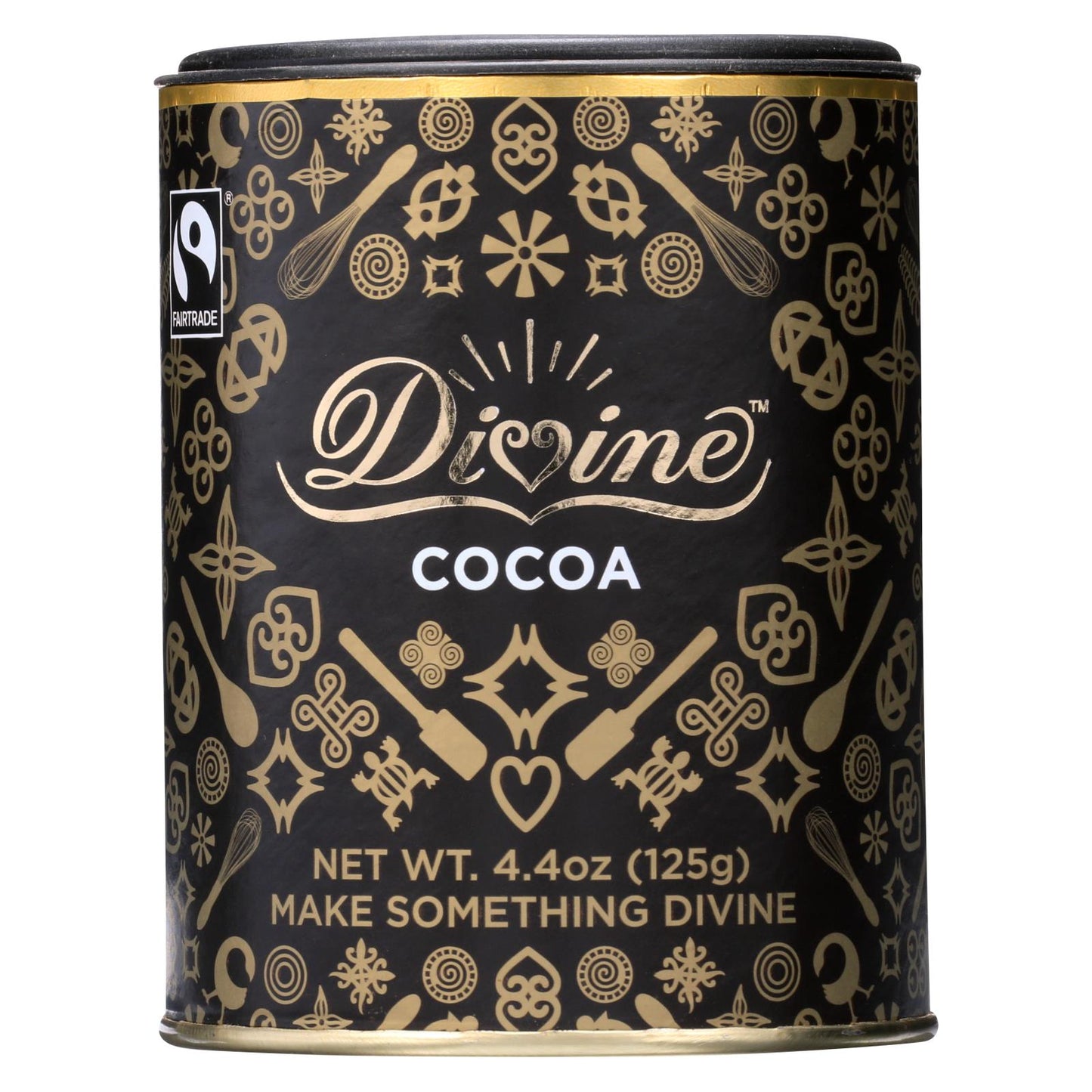 Cacao en polvo Divine - 4,4 oz - Caja de 12