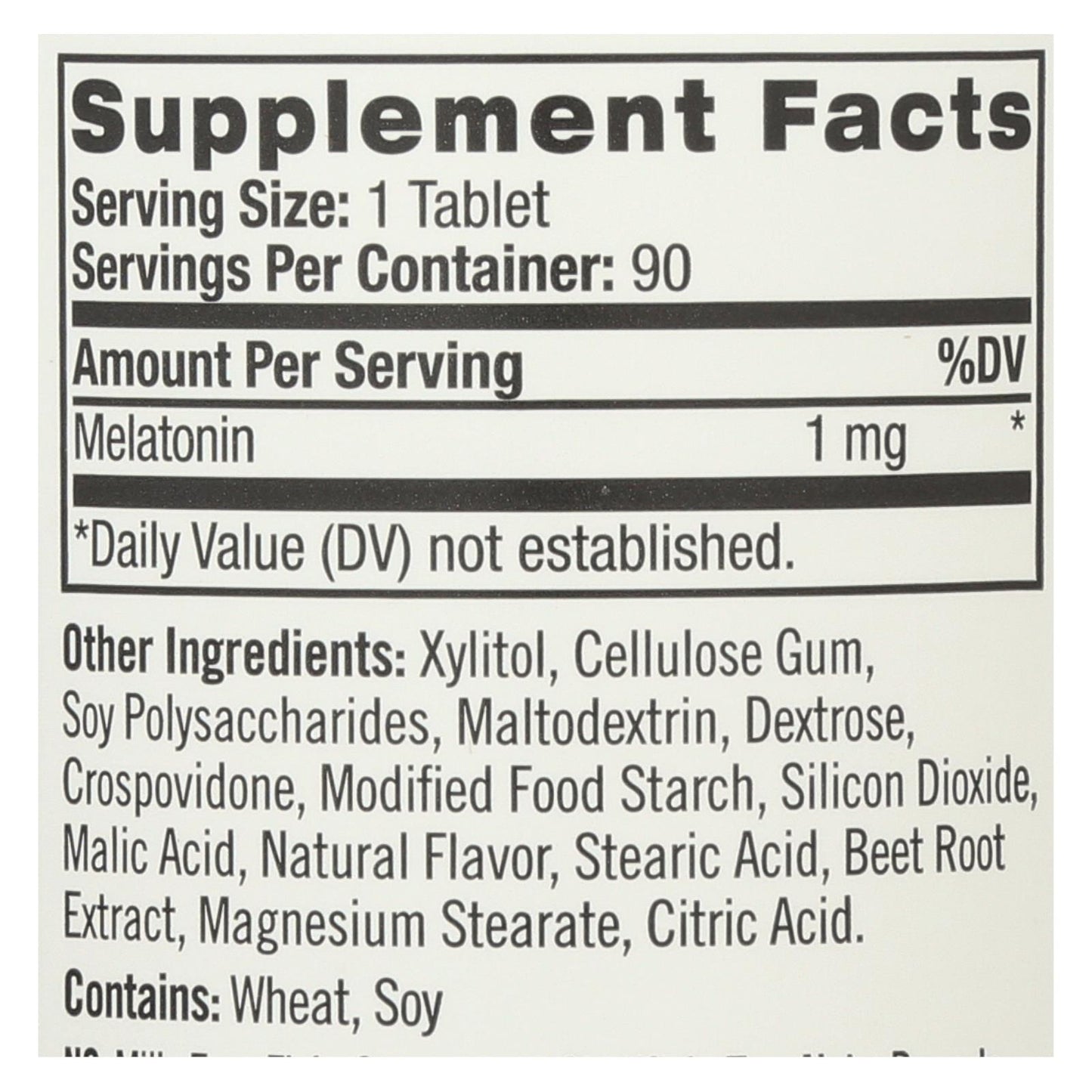 Natrol 速溶褪黑激素 - 1 毫克 - 90 片