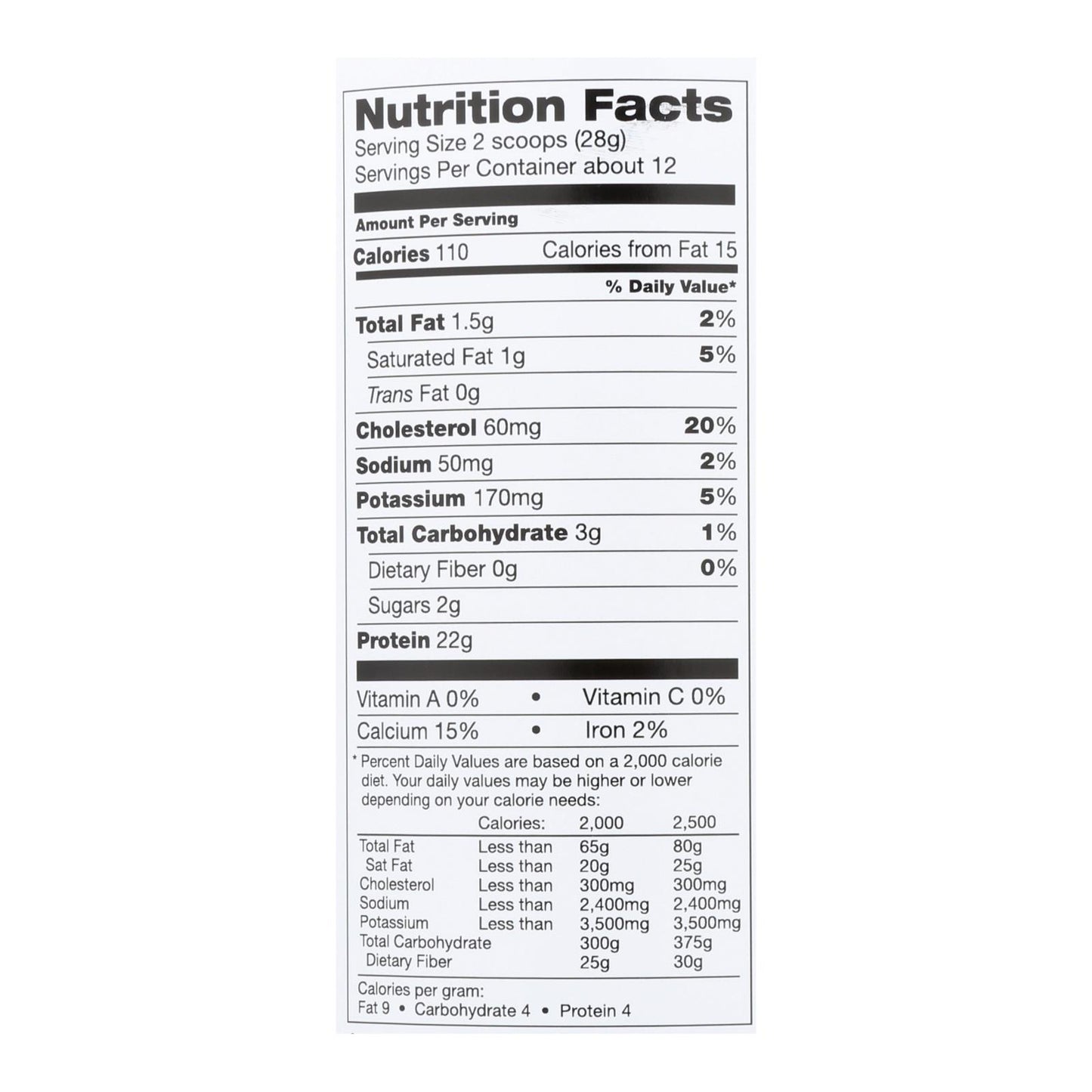 Proteína de suero de leche de Tera, libre de Rbgh, natural, sin azúcar, 12 oz