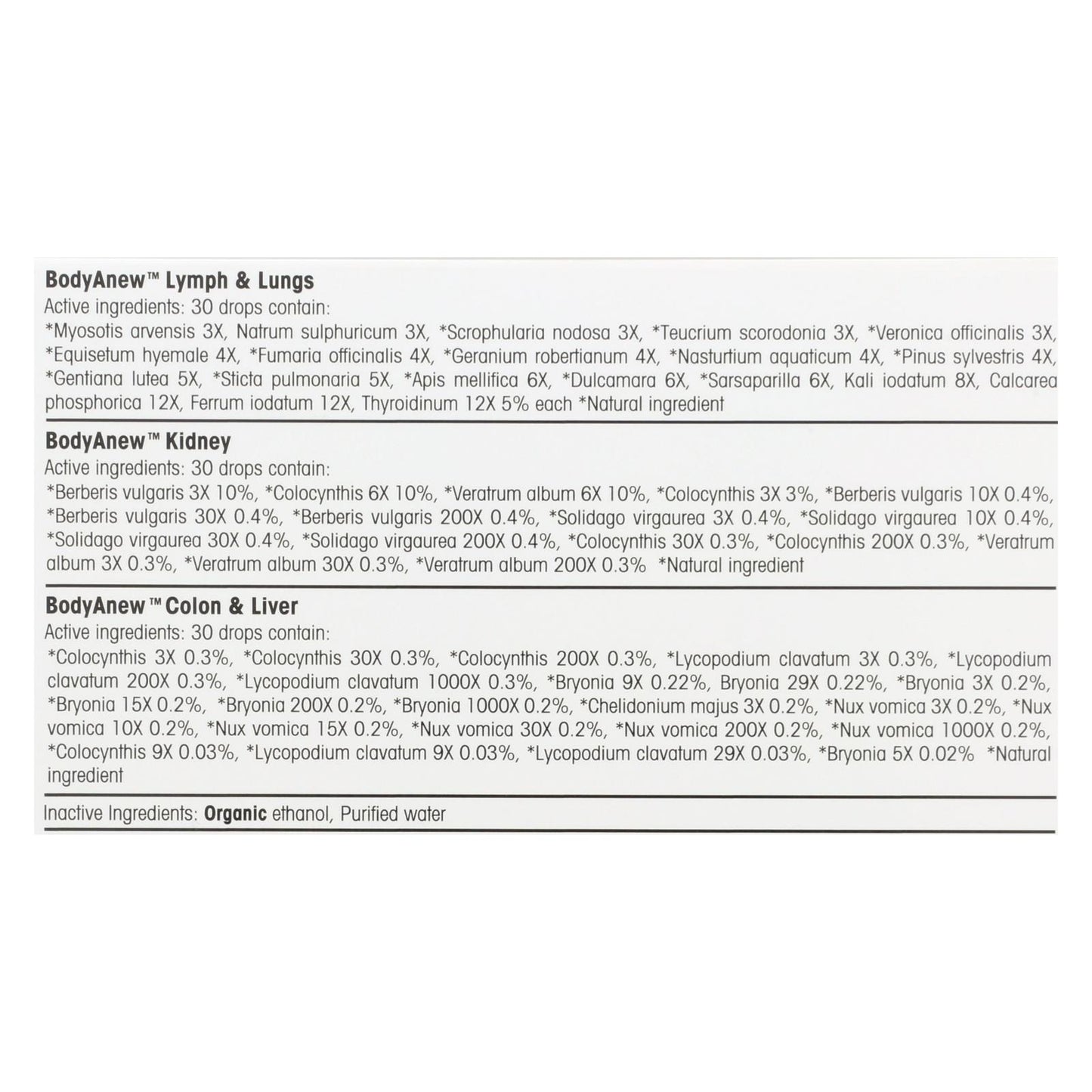 Bodyanew - Cleanse - Gotas orales en envase múltiple - 50 ml - 3 unidades